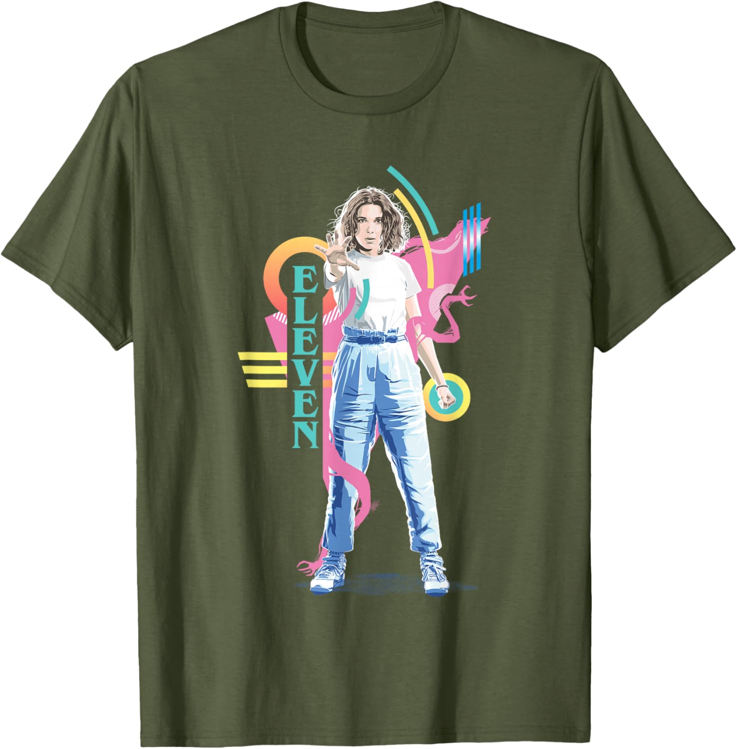 Stranger Things Eleven Retro 80s Icon T-Shirt for Fans and Collectors - 4