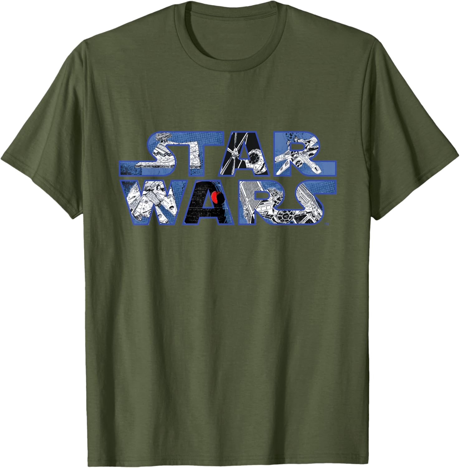 Star Wars Millennium Falcon and Death Star T-Shirt for Fans and Collectors - 13