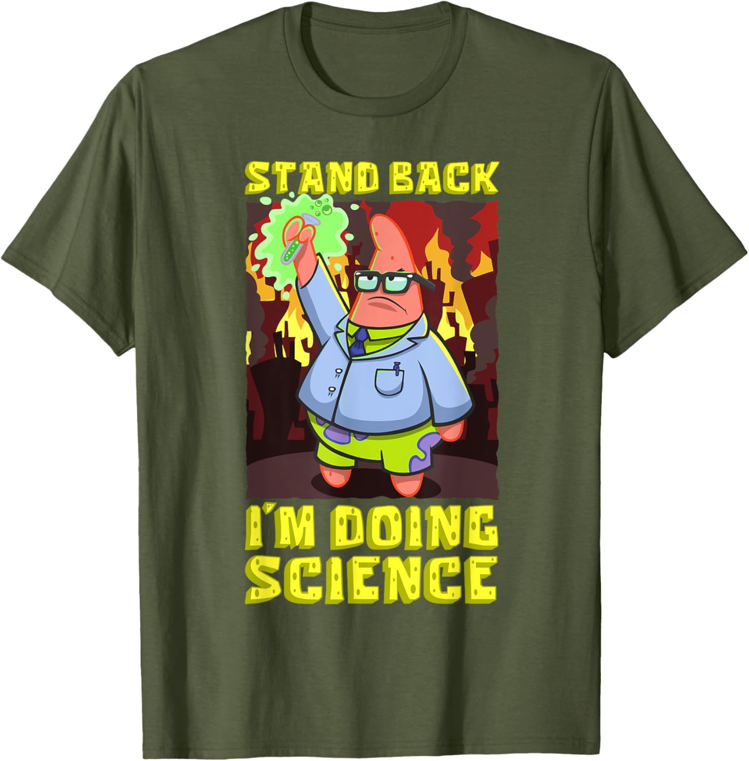 Mademark x SpongeBob SquarePants Science Experiment T-Shirt for Kids - 7