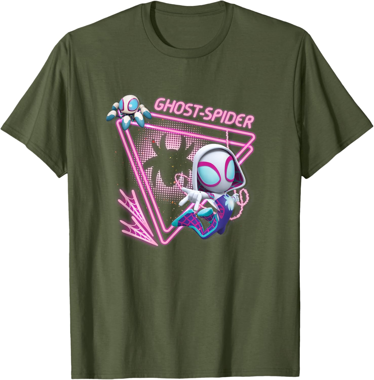 Ghost-Spider Hologram T-Shirt for Kids - Marvel Spidey Fun & Style - 3