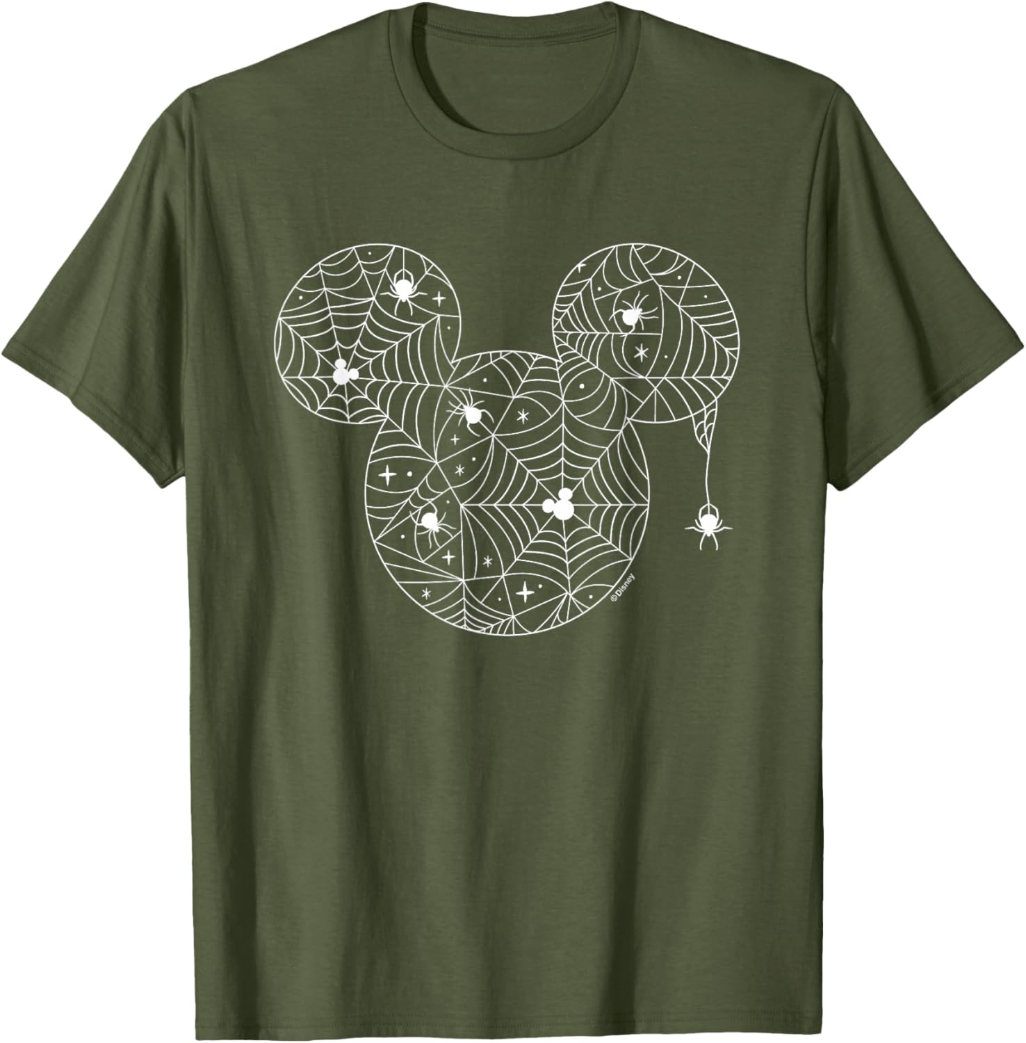 Halloween Mickey Spider Web Ears T-Shirt for Festive Fun - 8
