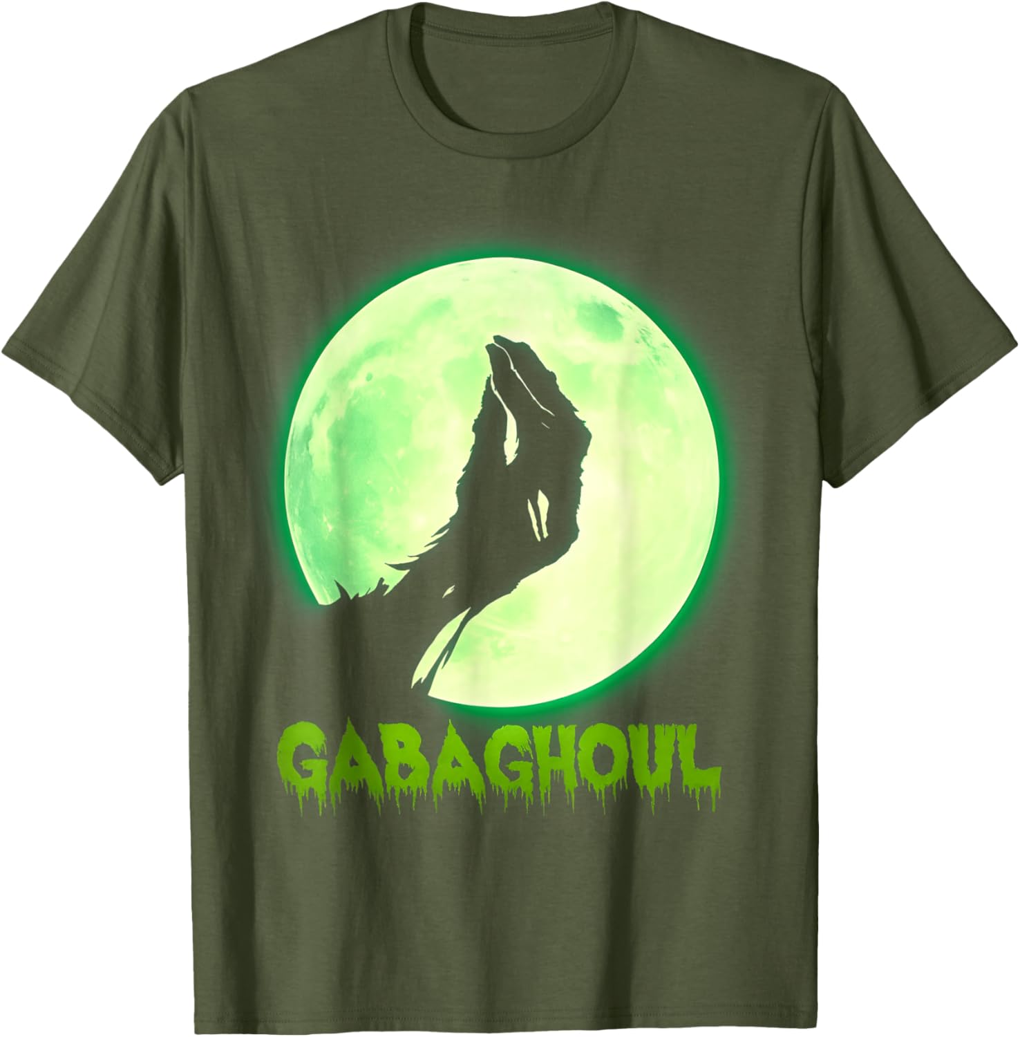 Gabaghoul Funny Hand Moon Italian Joke Halloween T-Shirt for Men and Women - 17