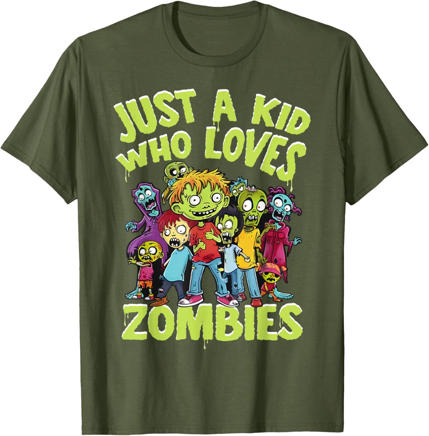 Funny Zombie Love Kids T-Shirt Perfect for Halloween Fun - 7