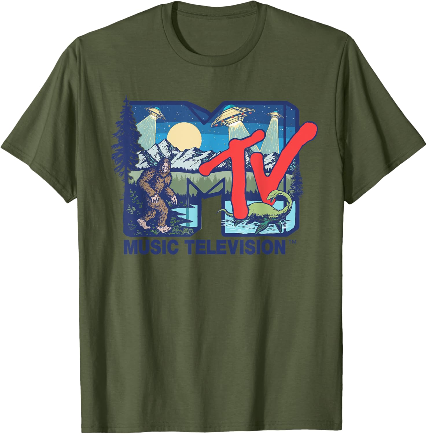 Mademark x MTV Cryptid Logo T-Shirt Featuring Bigfoot UFOs and Aliens - 18