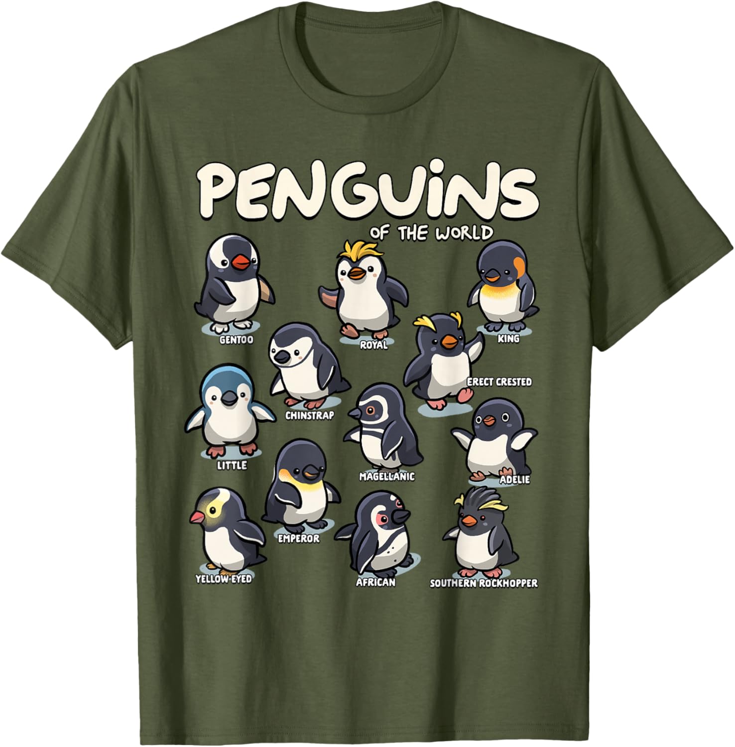 Cute Penguin Lovers T-Shirt for Animal Fans - Stylish Penguin Apparel - 18