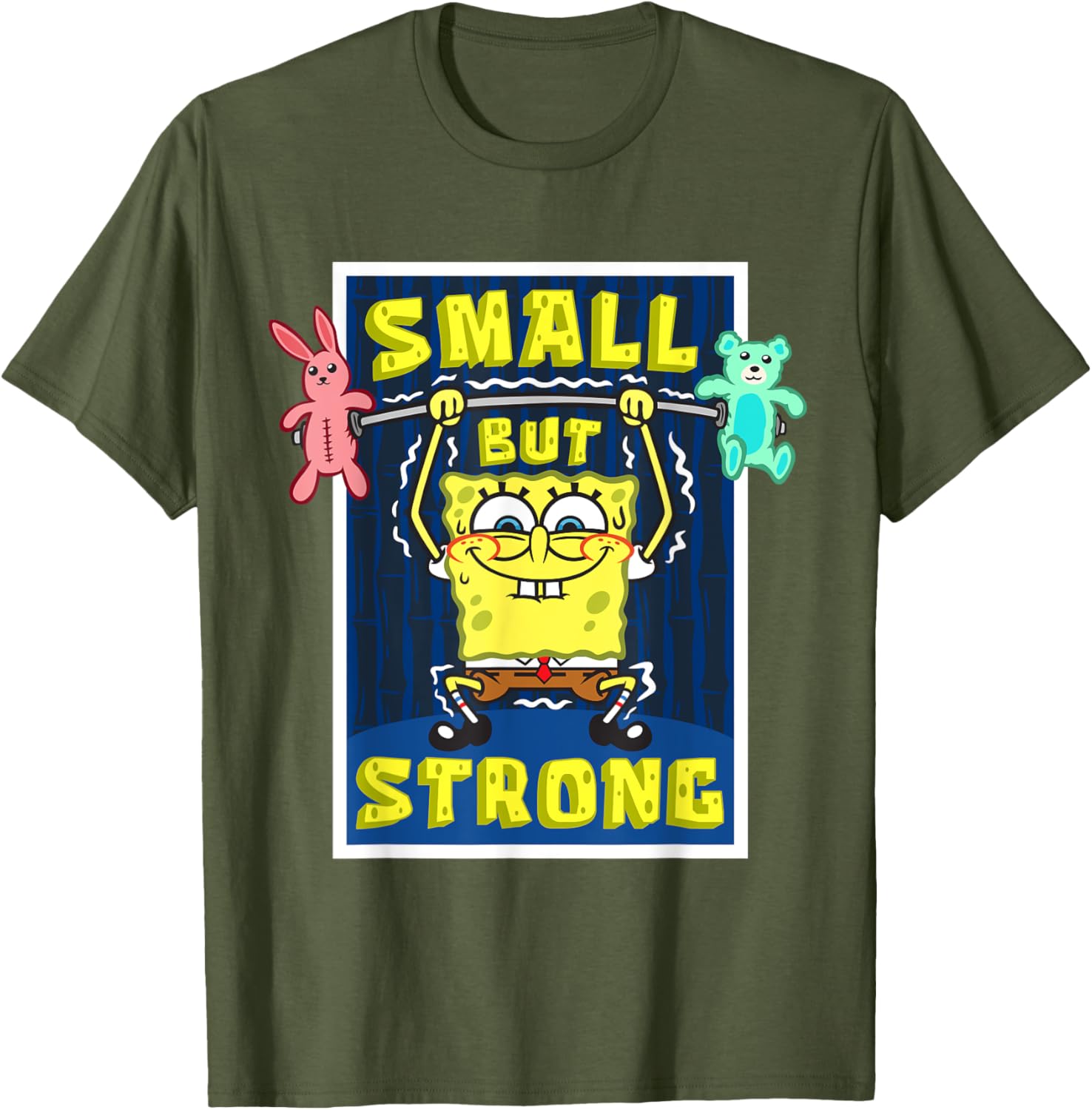 Mademark SpongeBob Small But Strong Birthday T-Shirt for Kids - 18