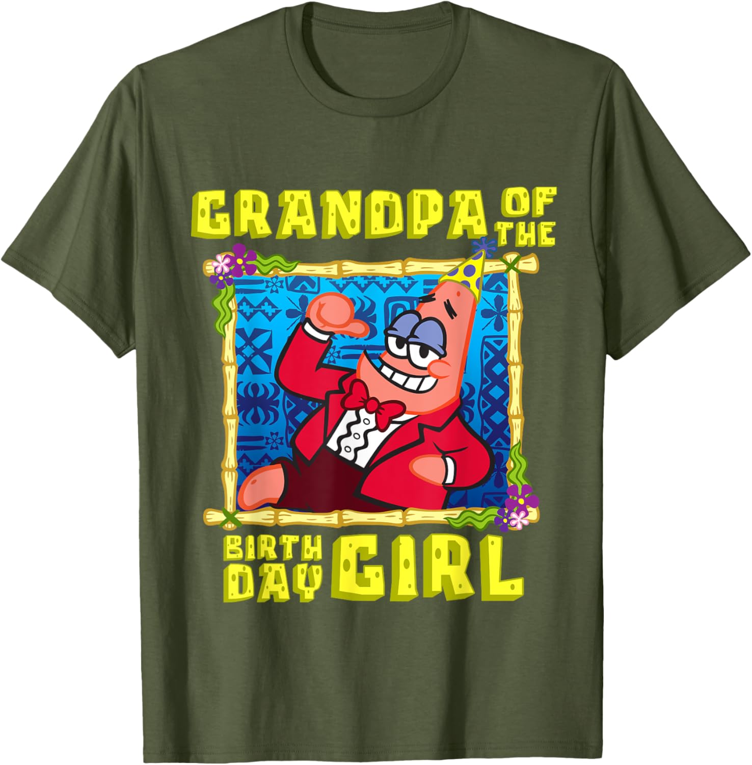Mademark SpongeBob SquarePants Grandpa Pop T-Shirt for Birthday Girls - 20
