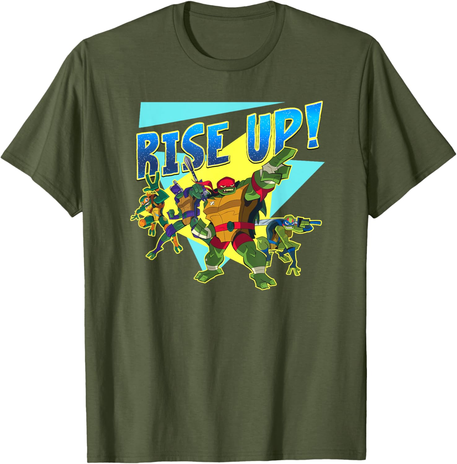 Mademark TMNT Rise Up T-Shirt for Fans of Teenage Mutant Ninja Turtles - 3