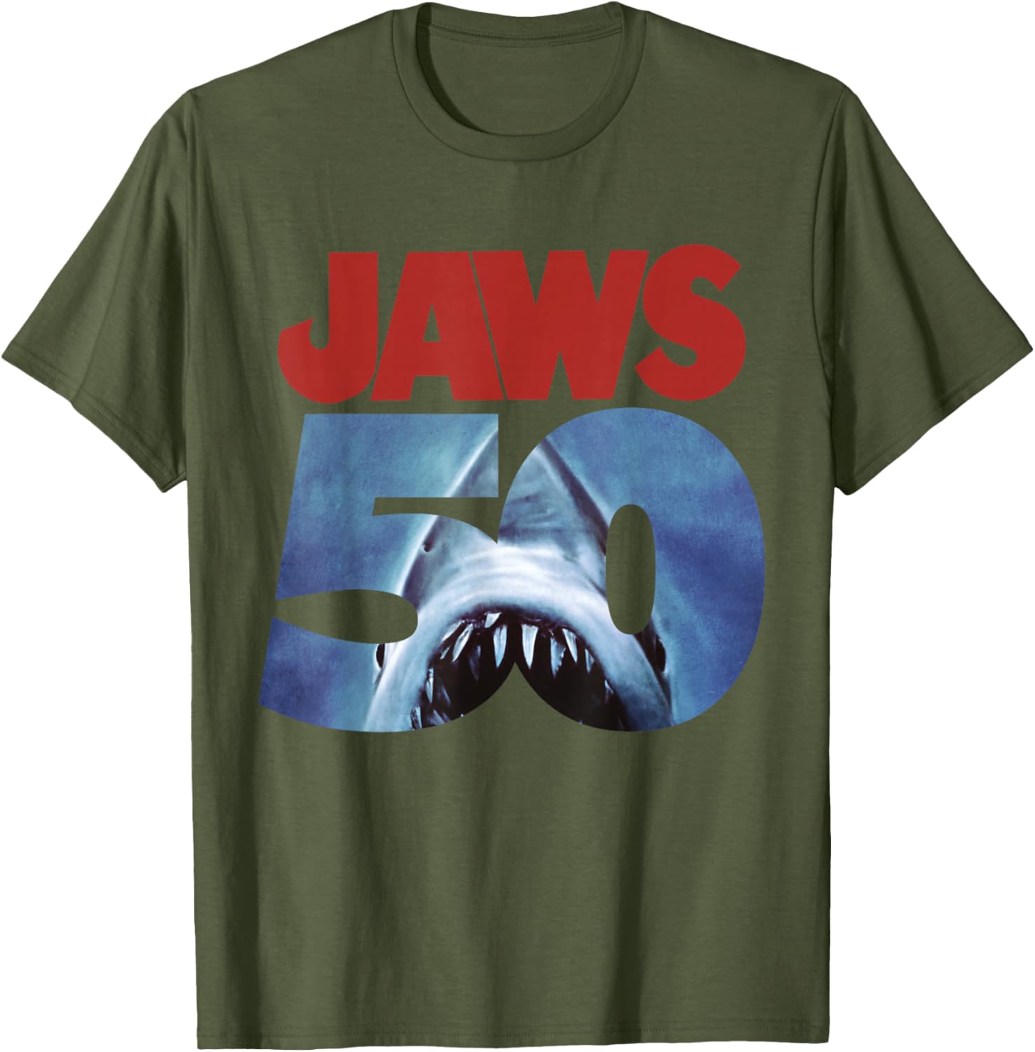 Jaws 50th Anniversary Front and Back T-Shirt for Movie Fans and Collectors - 10
