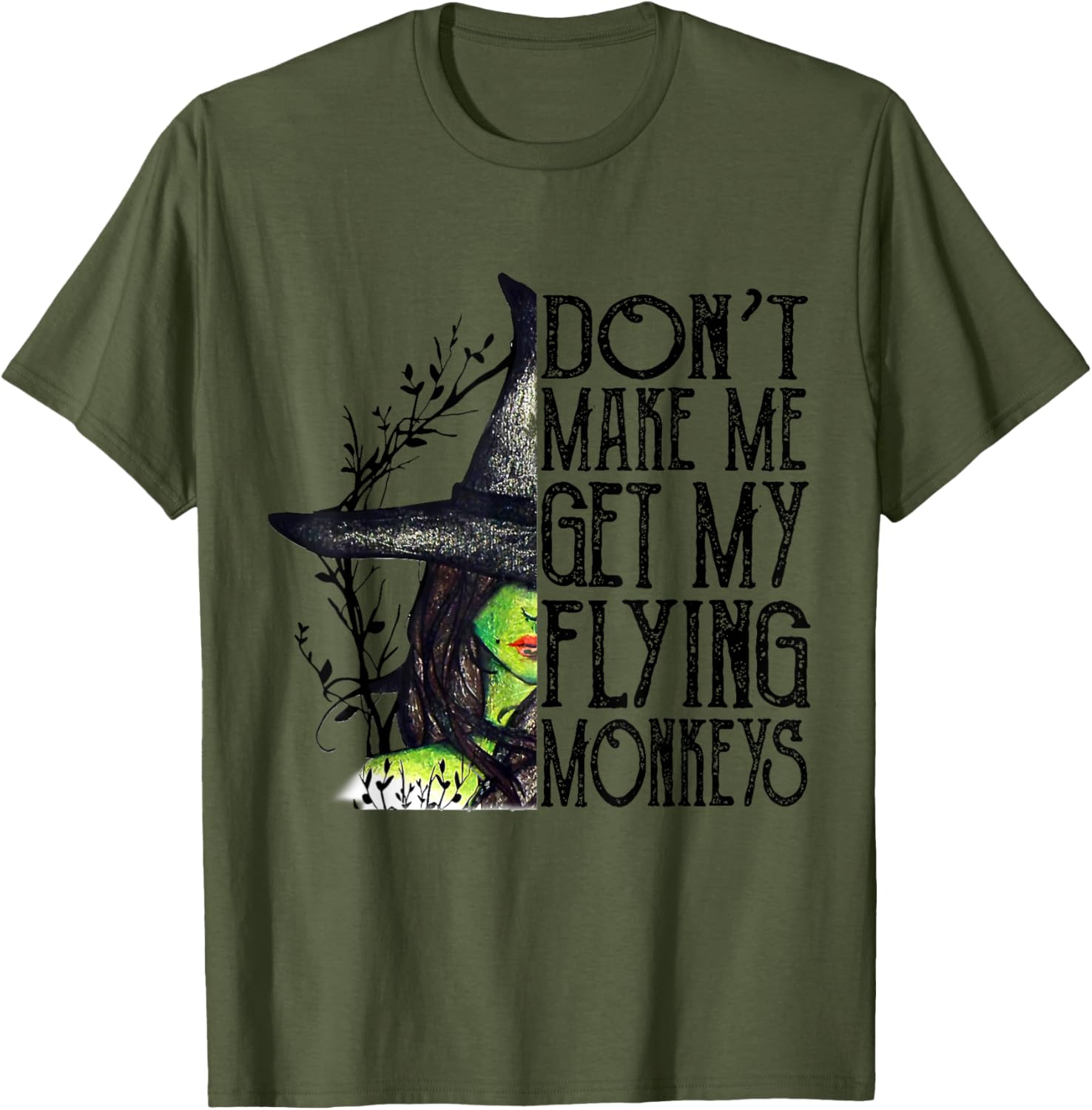 Funny Witch Halloween T-Shirt Get My Flying Monkeys Gift for Her - 4