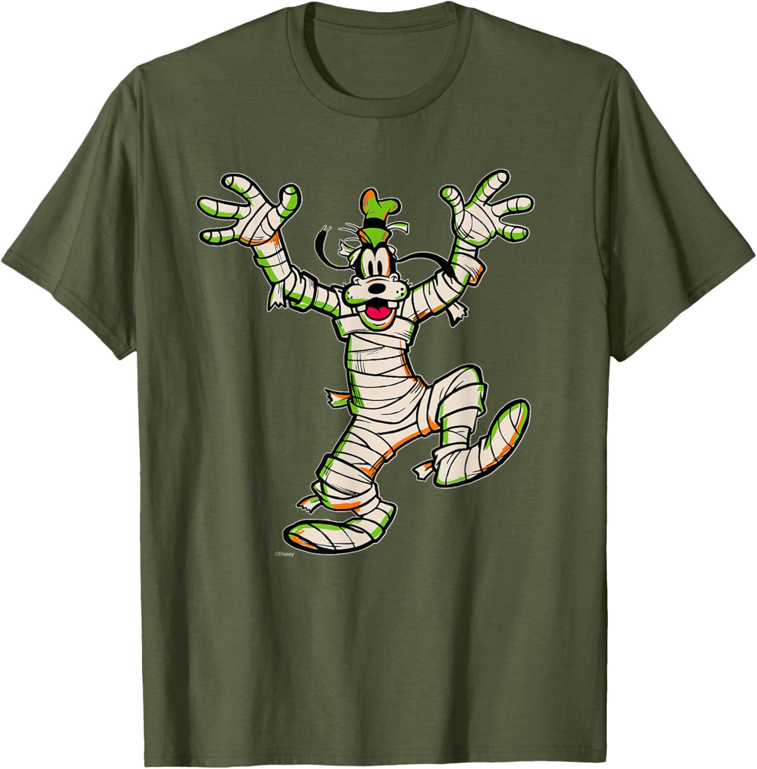 Disney 100 Goofy Mummy Halloween T-Shirt for Fun Costume Celebrations - 6
