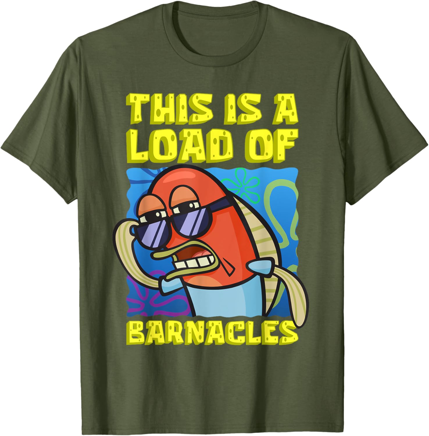 Funny SpongeBob Barnacles T-Shirt - Mademark x SpongeBob Apparel - 20