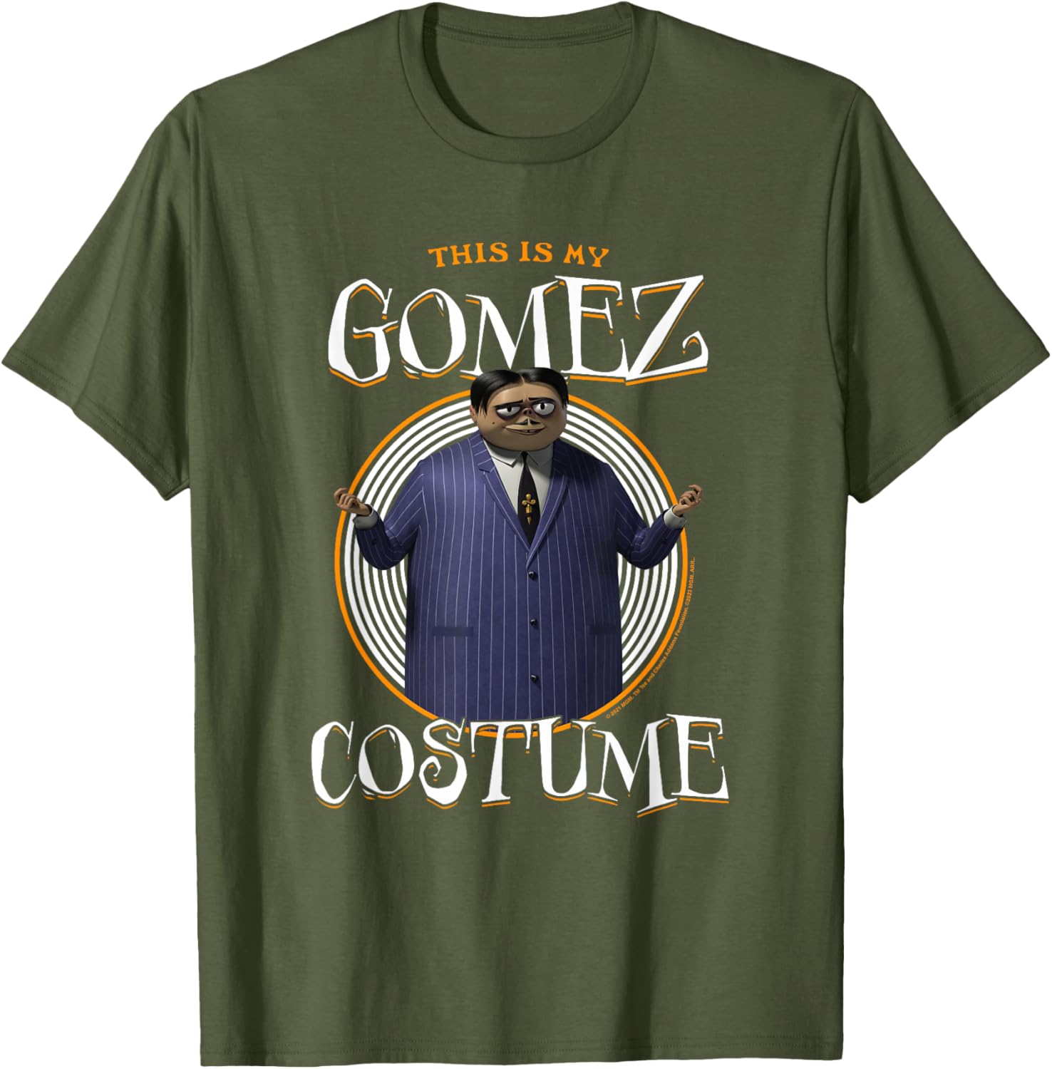 Addams Family 2 Gomez Costume T-Shirt Perfect for Halloween Fun - 4