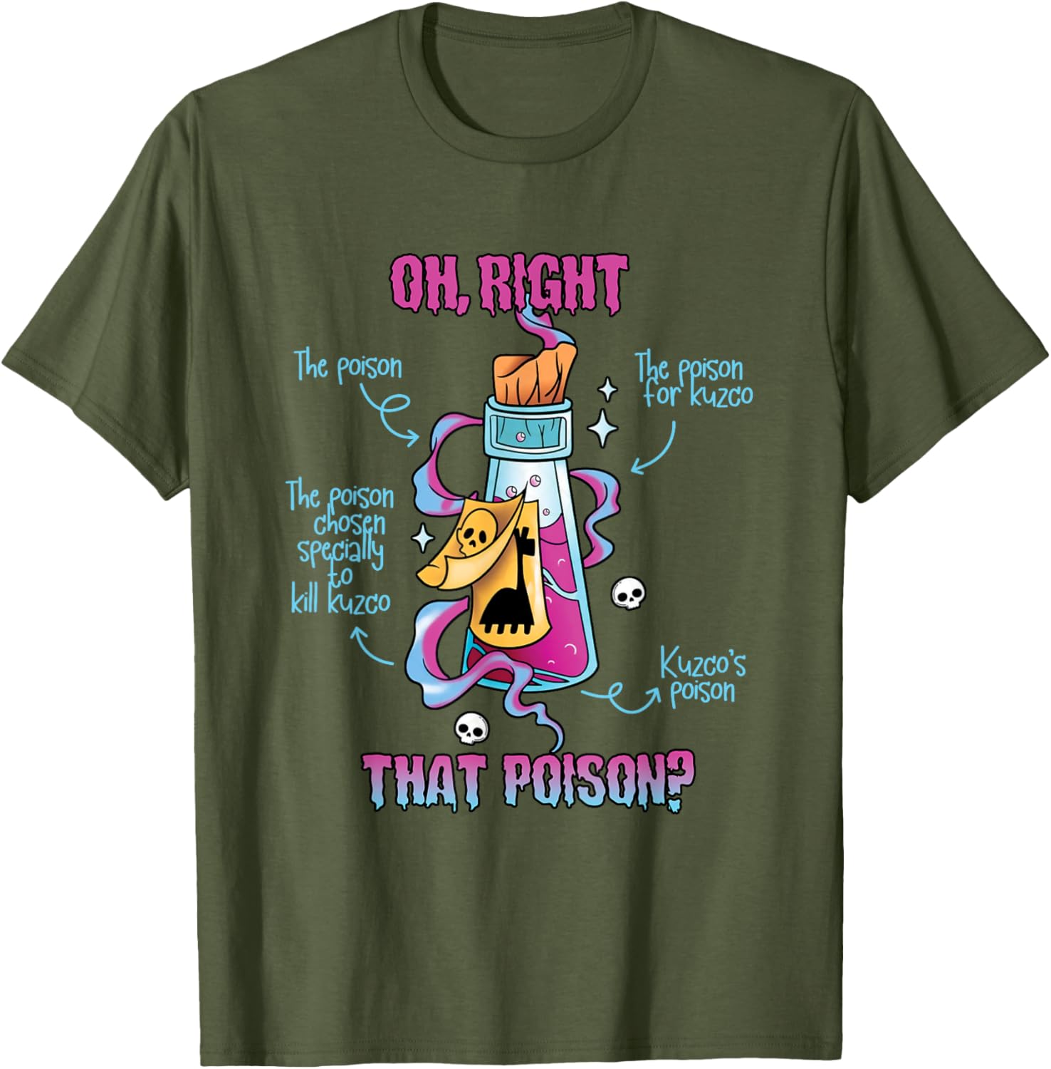 Vintage Funny Drink Me Poison Llama Halloween T-Shirt for Adults - 1