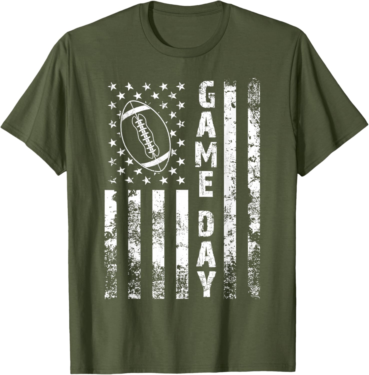 Game Day Flag American Football T-Shirt for Loving Moms and Dads - 11