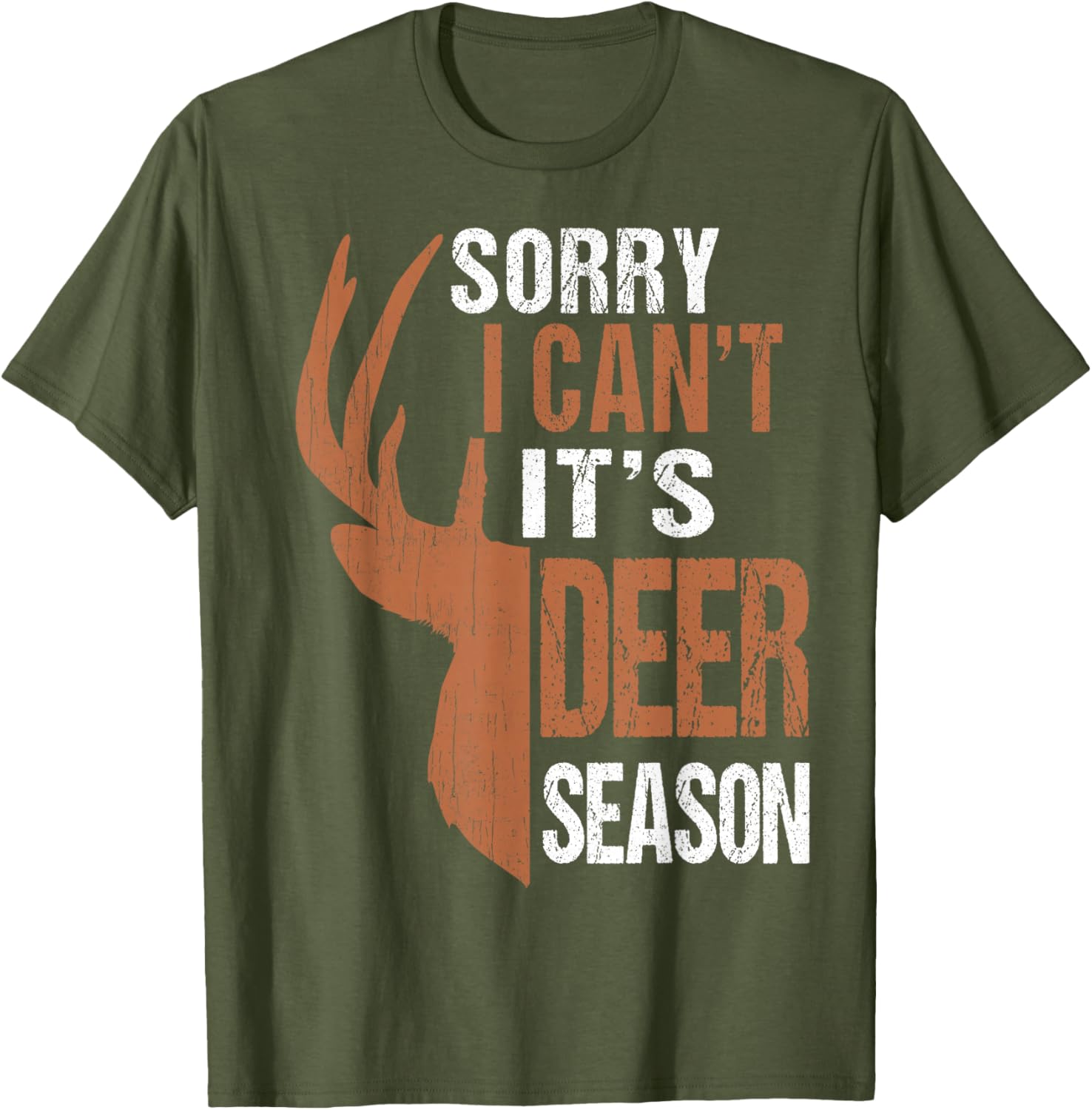 Funny Hunting Gift T-Shirt for Dads - Sorry Deer Season Design - 3