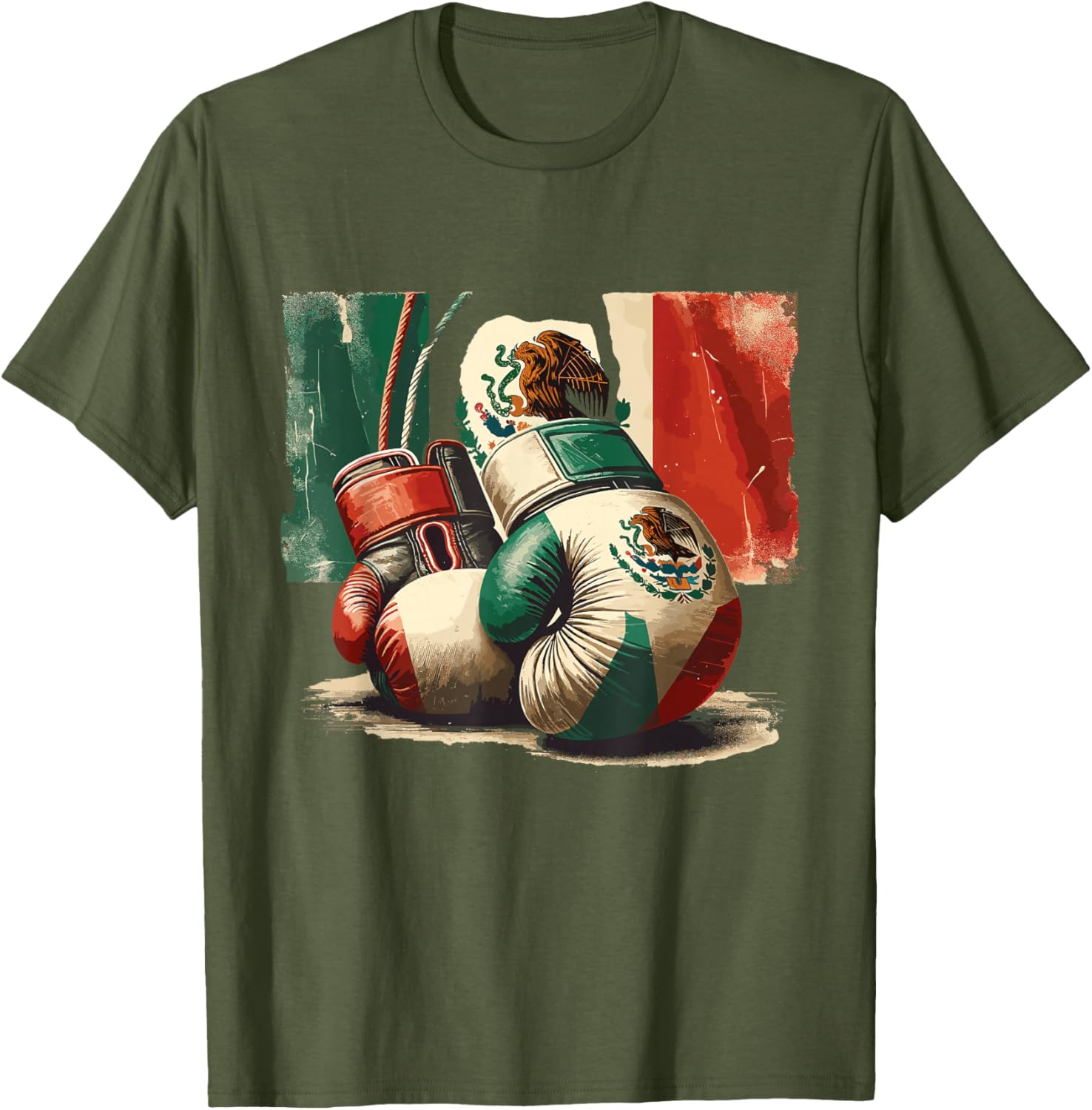 Boxing Mexico T-Shirt Stylish Graphic Tee for Fans of Boxing and Culture - 23