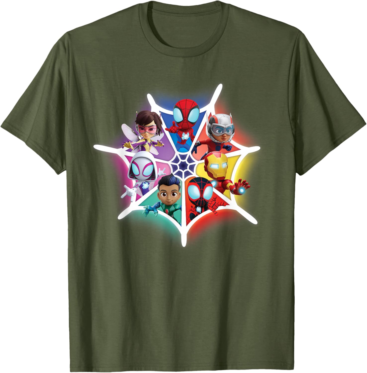 Marvel Spidey and Friends Avengers Team-Up T-Shirt for Kids and Adults - 18