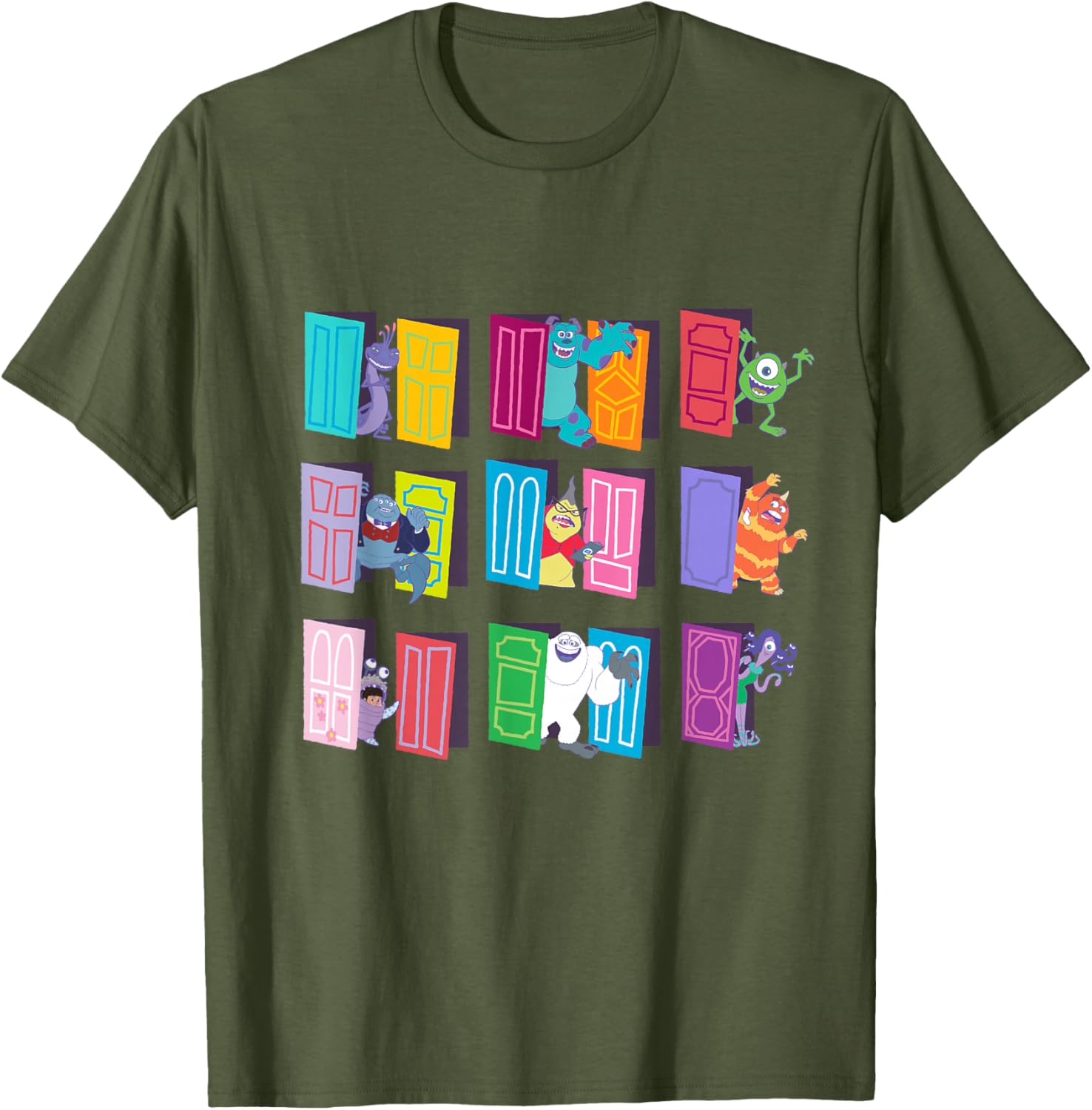 Monsters Inc Doors T-Shirt for Kids and Adults - Fun Disney Apparel - 2