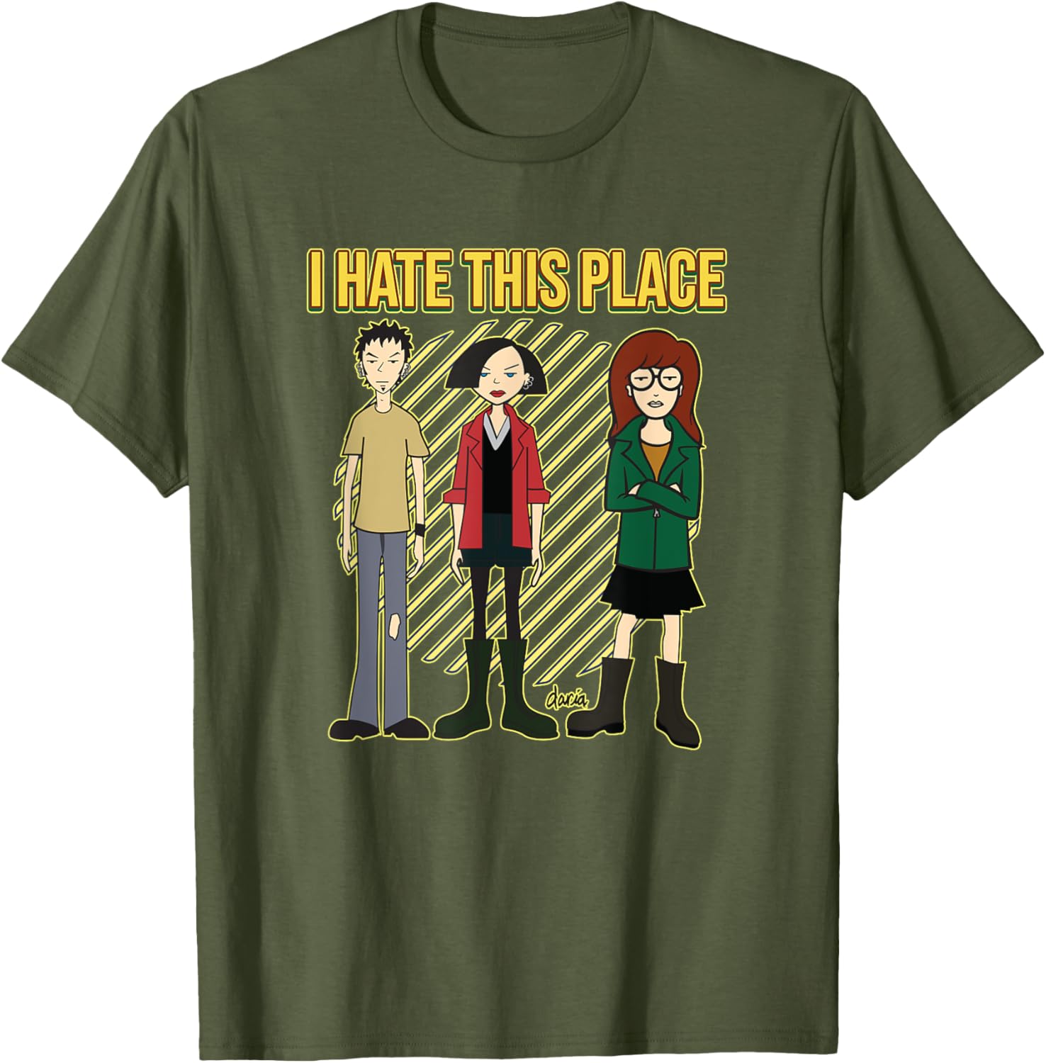 Mademark x Daria I Hate This Place T-Shirt for Stylish Comfort - 6