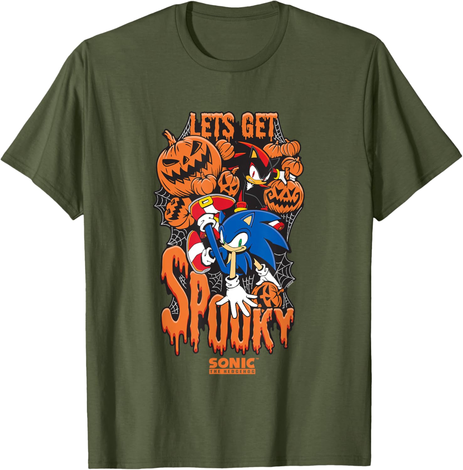 Sonic The Hedgehog Halloween Spooky T-Shirt for Fans of Sonic & Shadow - 15