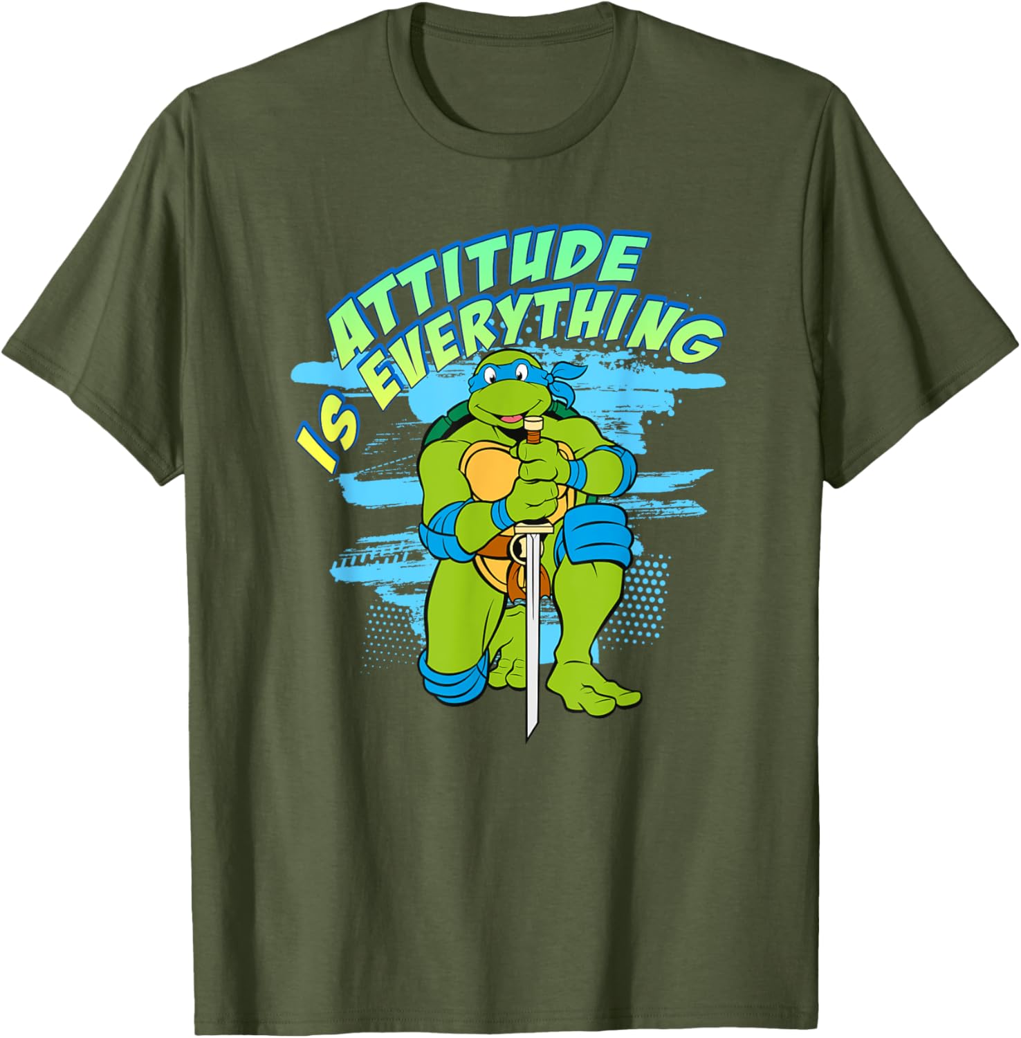 Mademark Teenage Mutant Ninja Turtles Leonardo Attitude T-Shirt - 4