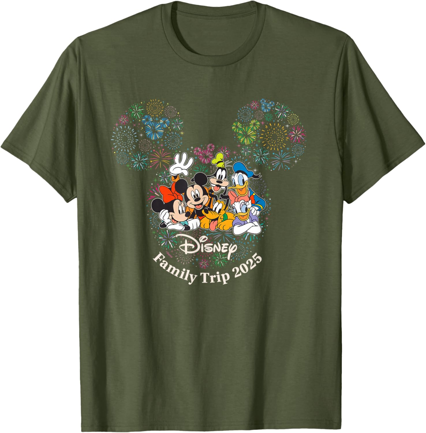 Disney Mickey & Friends Fireworks Vacation Family T-Shirt 2025 - 11