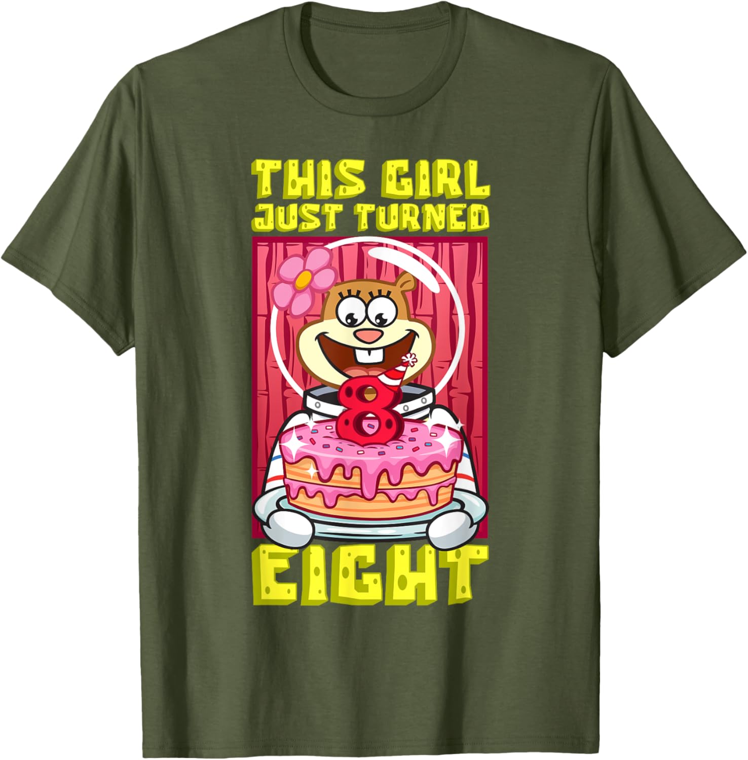 Mademark x SpongeBob SquarePants Sandy 8th Birthday Fun T-Shirt - 17