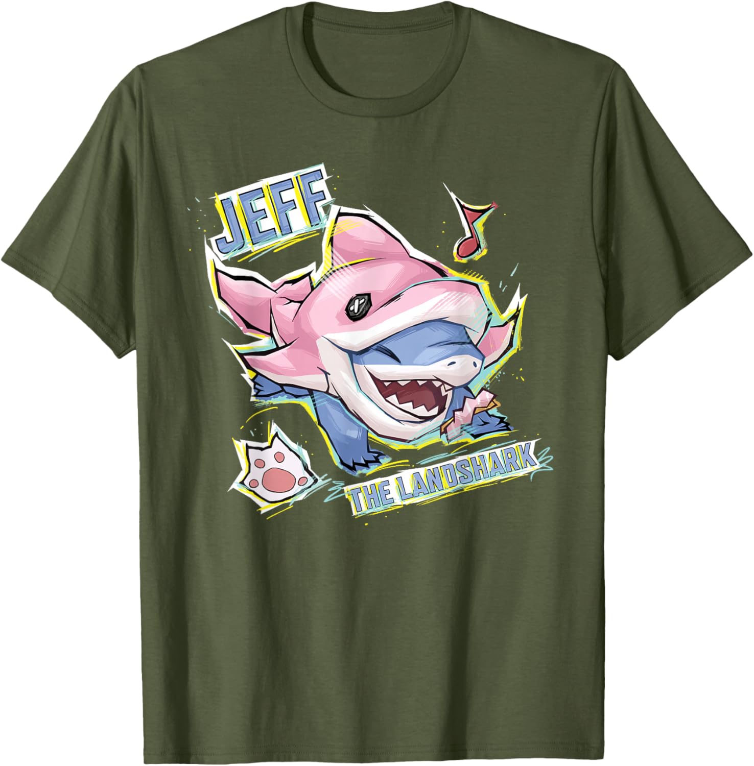 Marvel Rivals PVP Jeff the Land Shark Dolphin Skin T-Shirt for Fans - 10