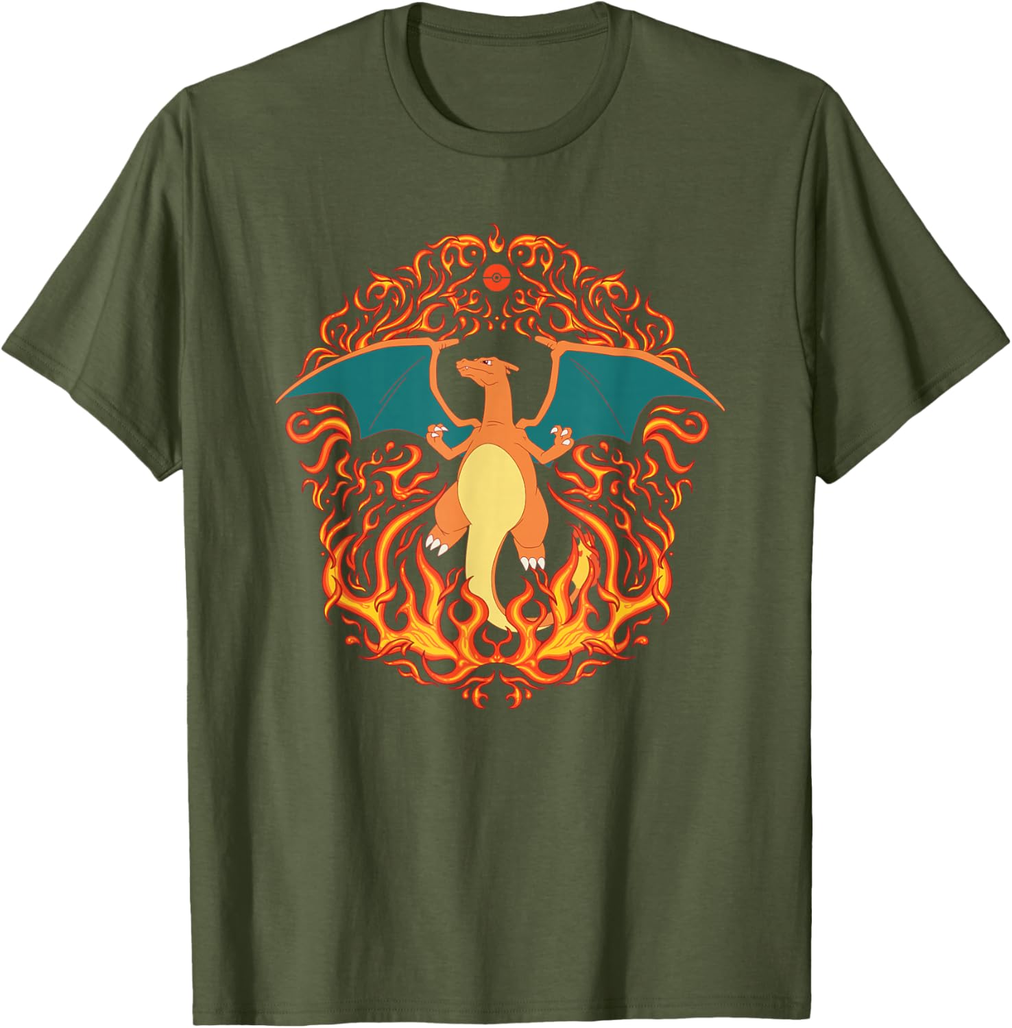 Pokémon Charizard Fire Type Generation 1 T-Shirt for Fans and Collectors - 9