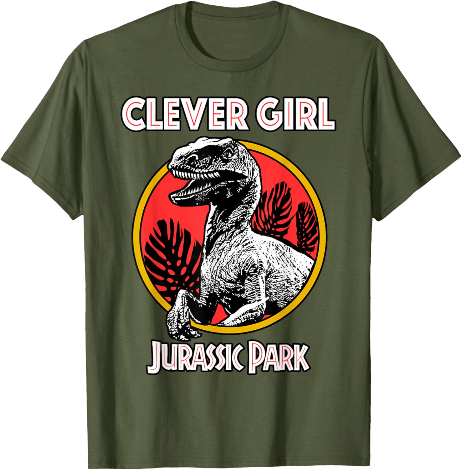 Jurassic Park Retro Raptor Clever Girl T-Shirt for Dino Lovers - 9