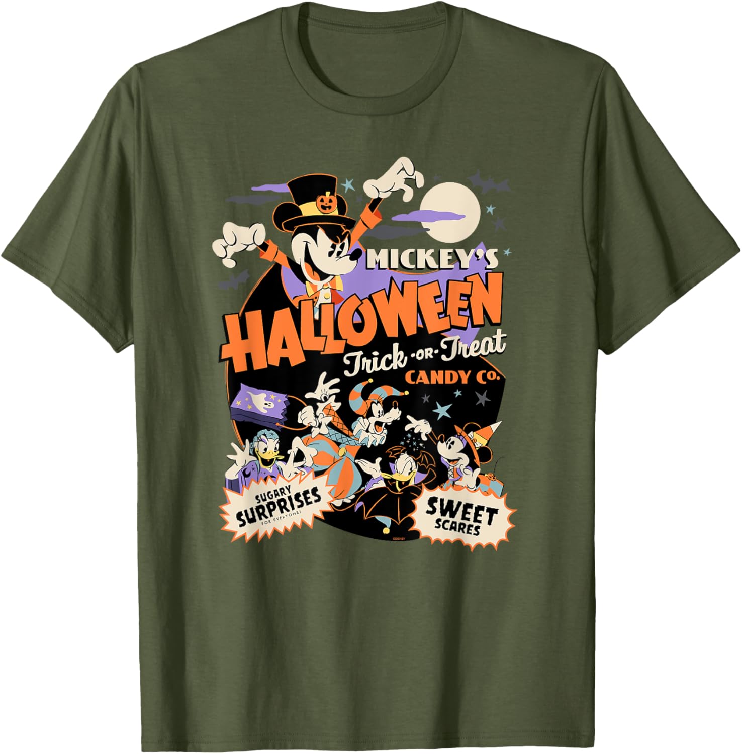 Disney Mickey Halloween Trick or Treat Candy Co T-Shirt for Kids - 12