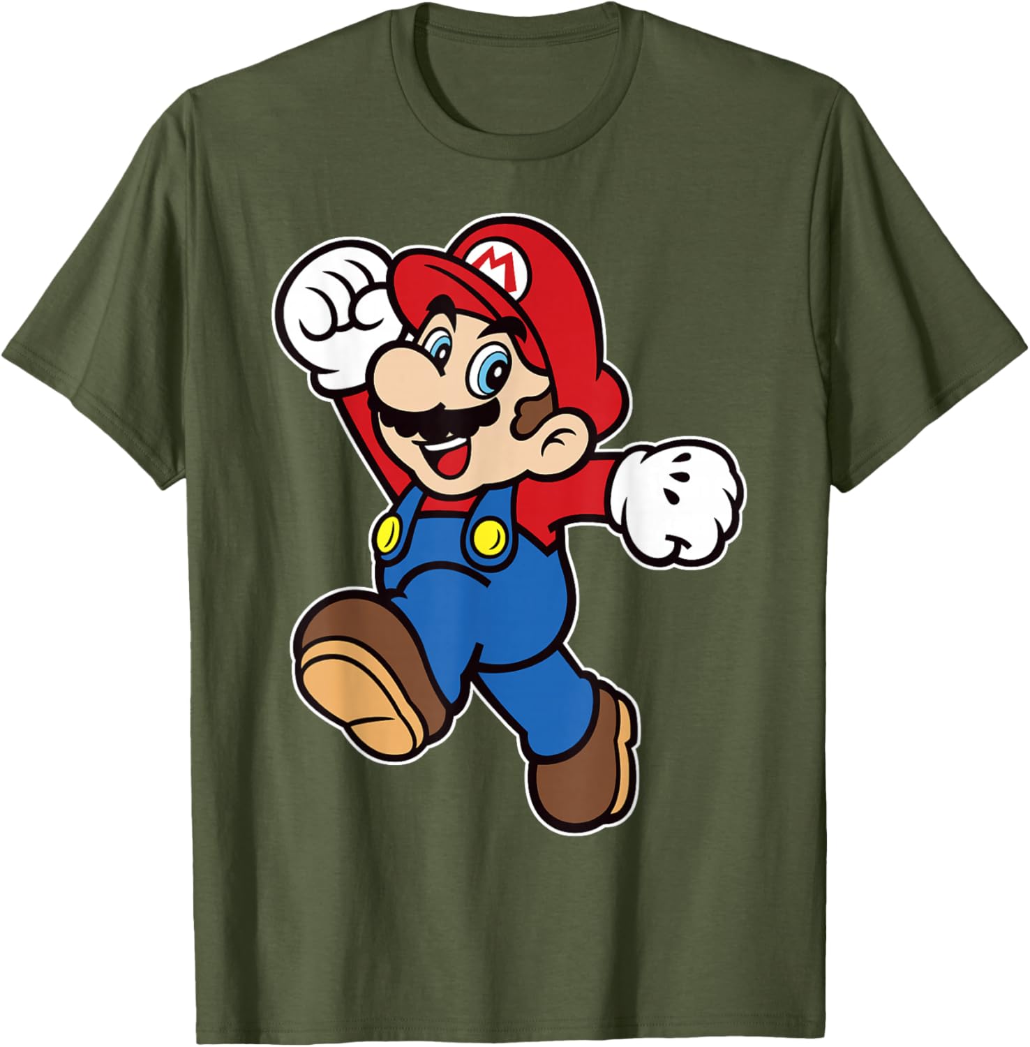 Super Mario Classic Jump Portrait T-Shirt for Gamers and Fans - 3