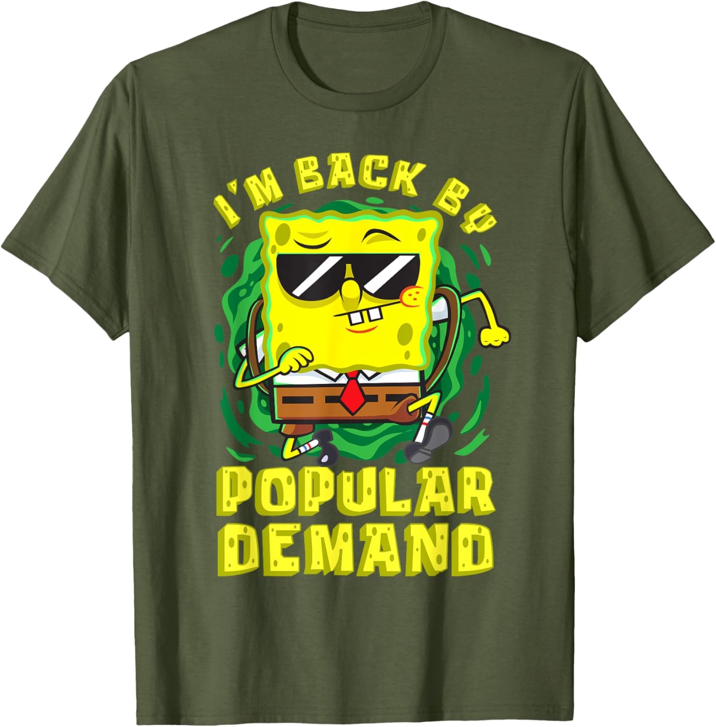 Mademark SpongeBob Im Back T-Shirt for School Fun Trending Apparel - 14