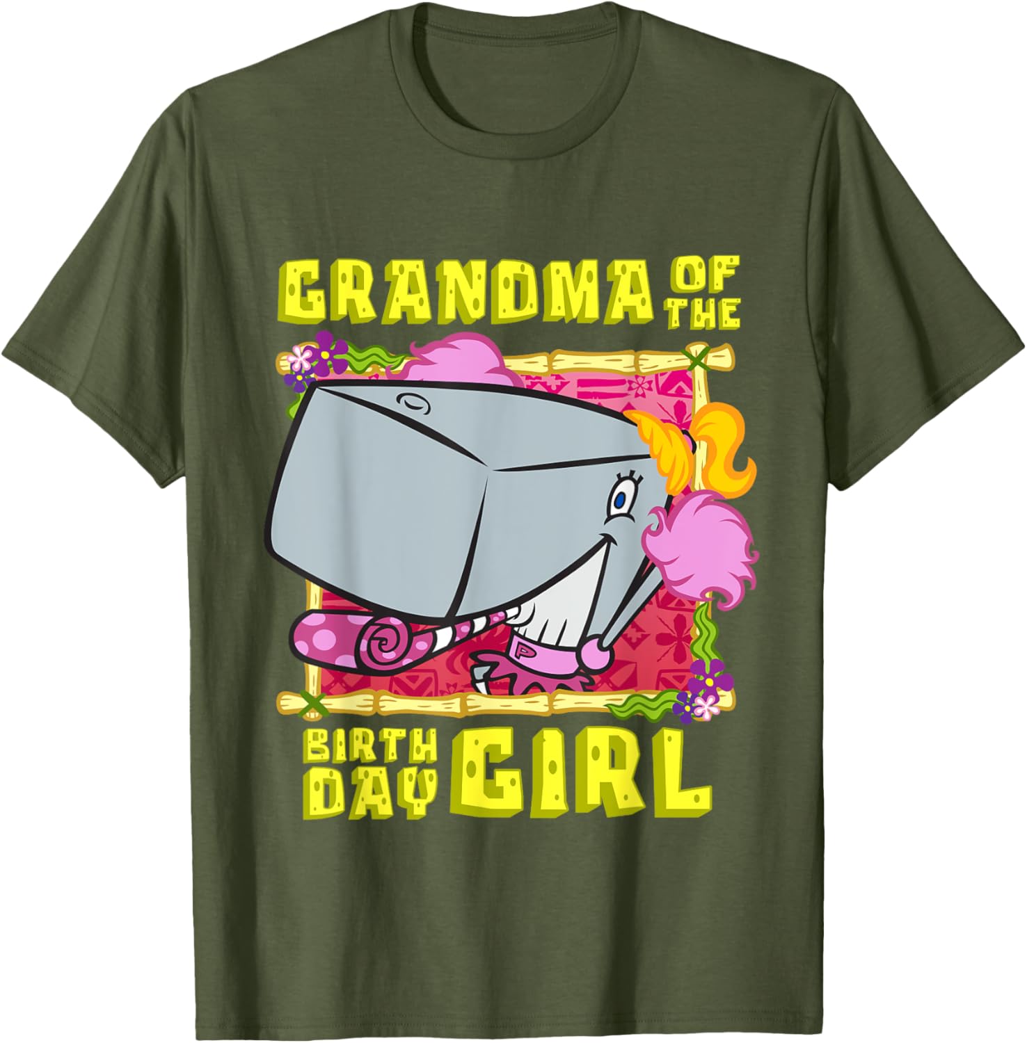 SpongeBob Pearl Grandma T-Shirt for Birthday Girls - Fun Grandmother Gift - 5