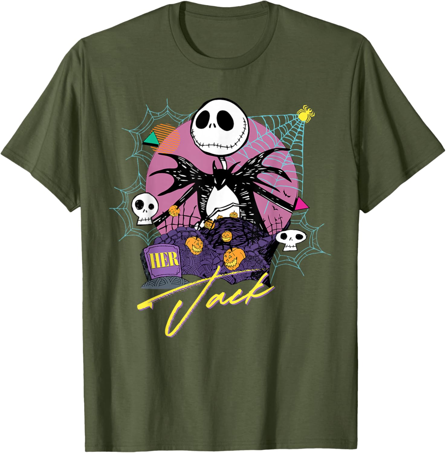 Disney The Nightmare Before Christmas Matching Her Jack T-Shirt for Fans - 24