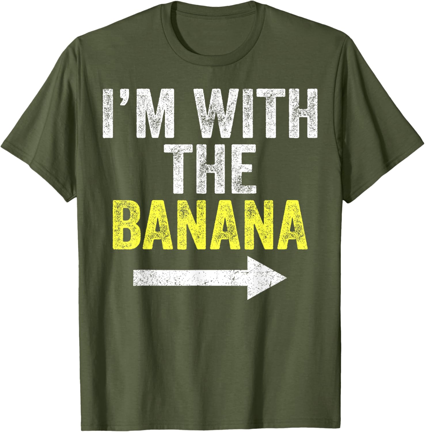 Adorable I'm With The Banana Costume Matching Couple T-Shirt - 22