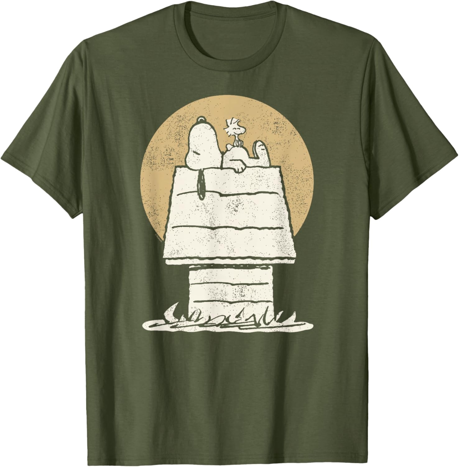 Snoopy Woodstock Doghouse T-Shirt for Peanuts Fans - Fun & Stylish Wear - 8