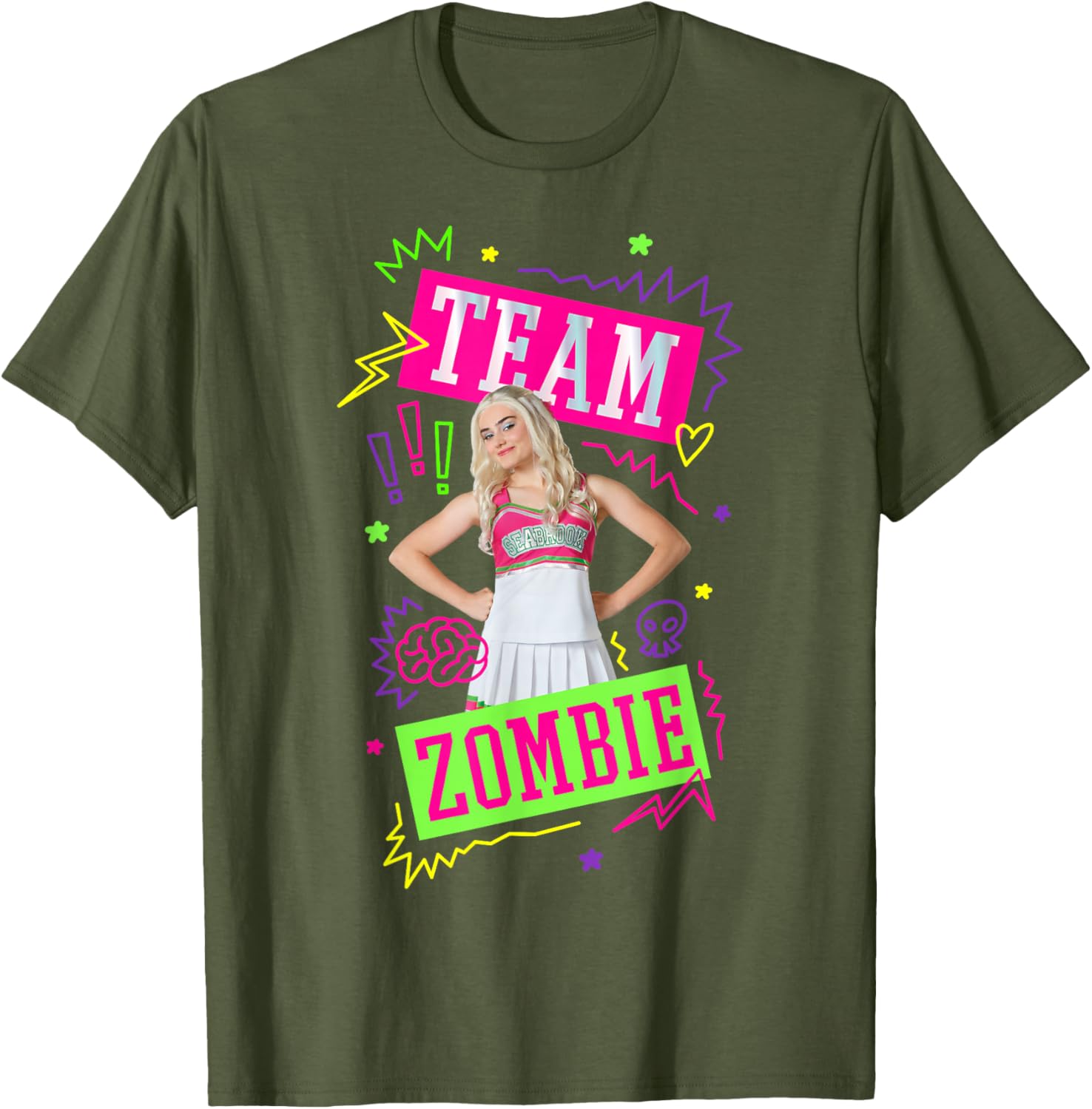 Disney Zombies Addison Team Poster T-Shirt for Fans of Fun Style - 11