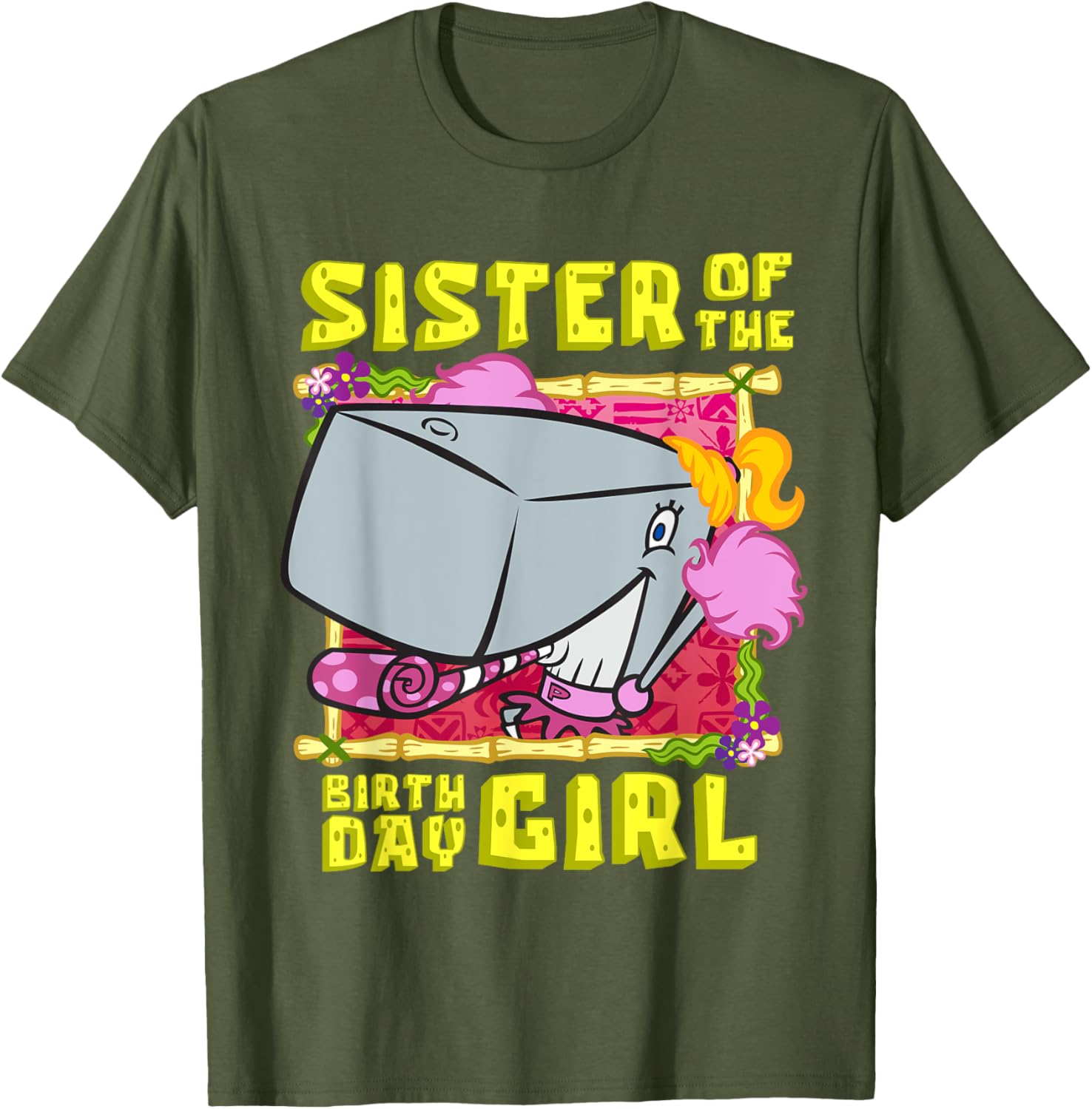 Mademark SpongeBob Pearl Sister Birthday Gift T-Shirt for Girls - 1
