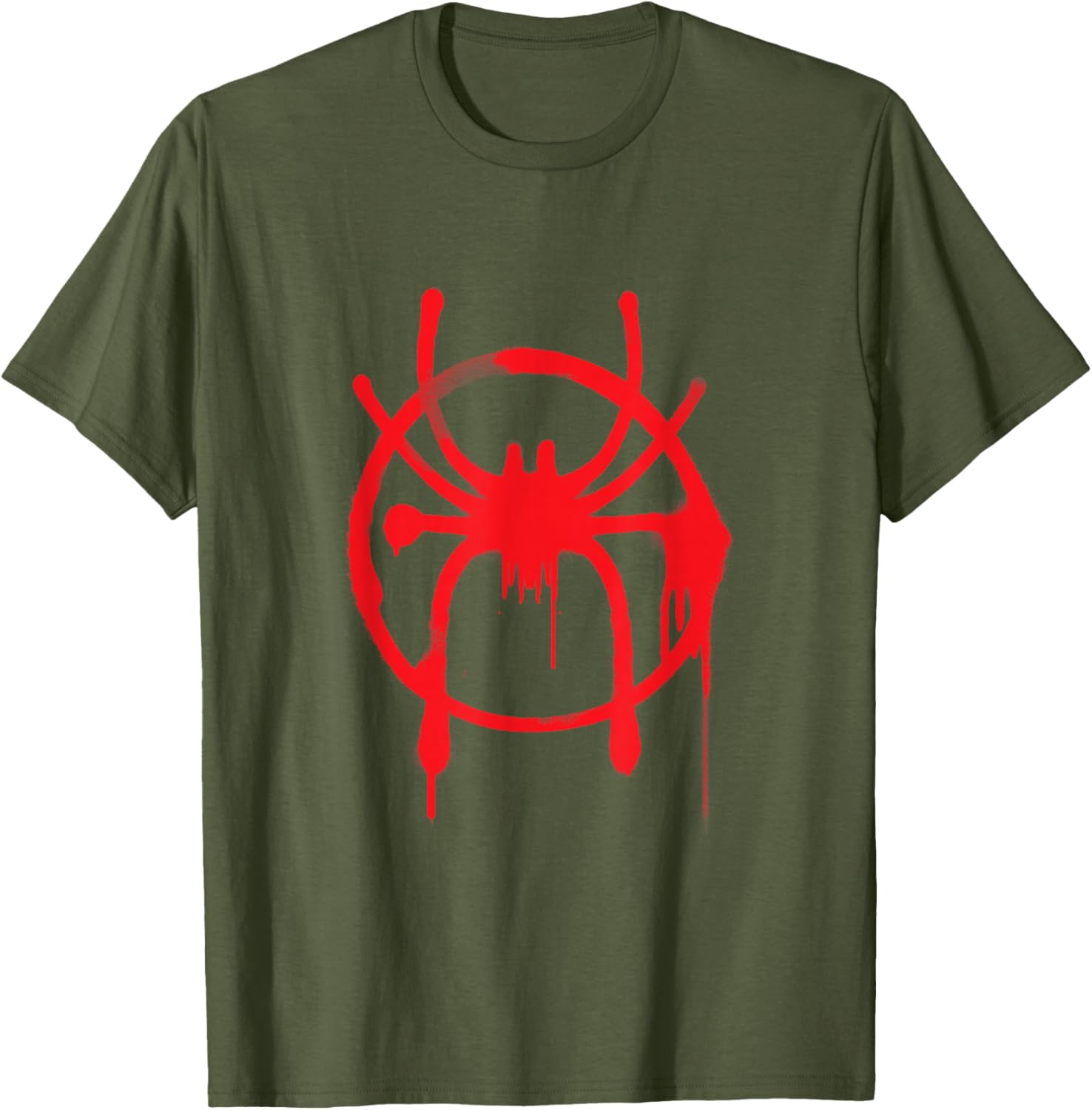 Marvel Spider-Man Into the Spider-Verse Red Icon T-Shirt for Fans - 3