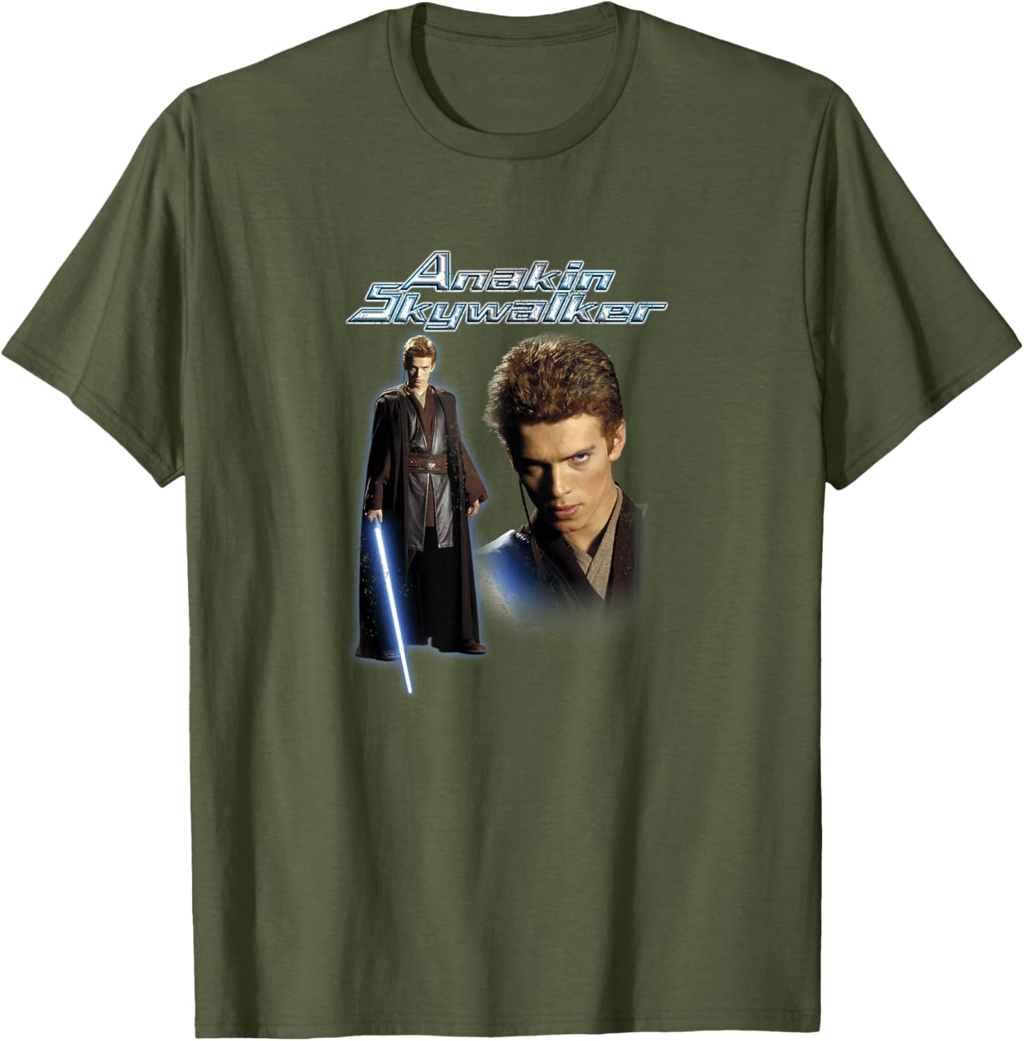 Star Wars Anakin Skywalker Portrait T-Shirt for Fans and Collectors - 9
