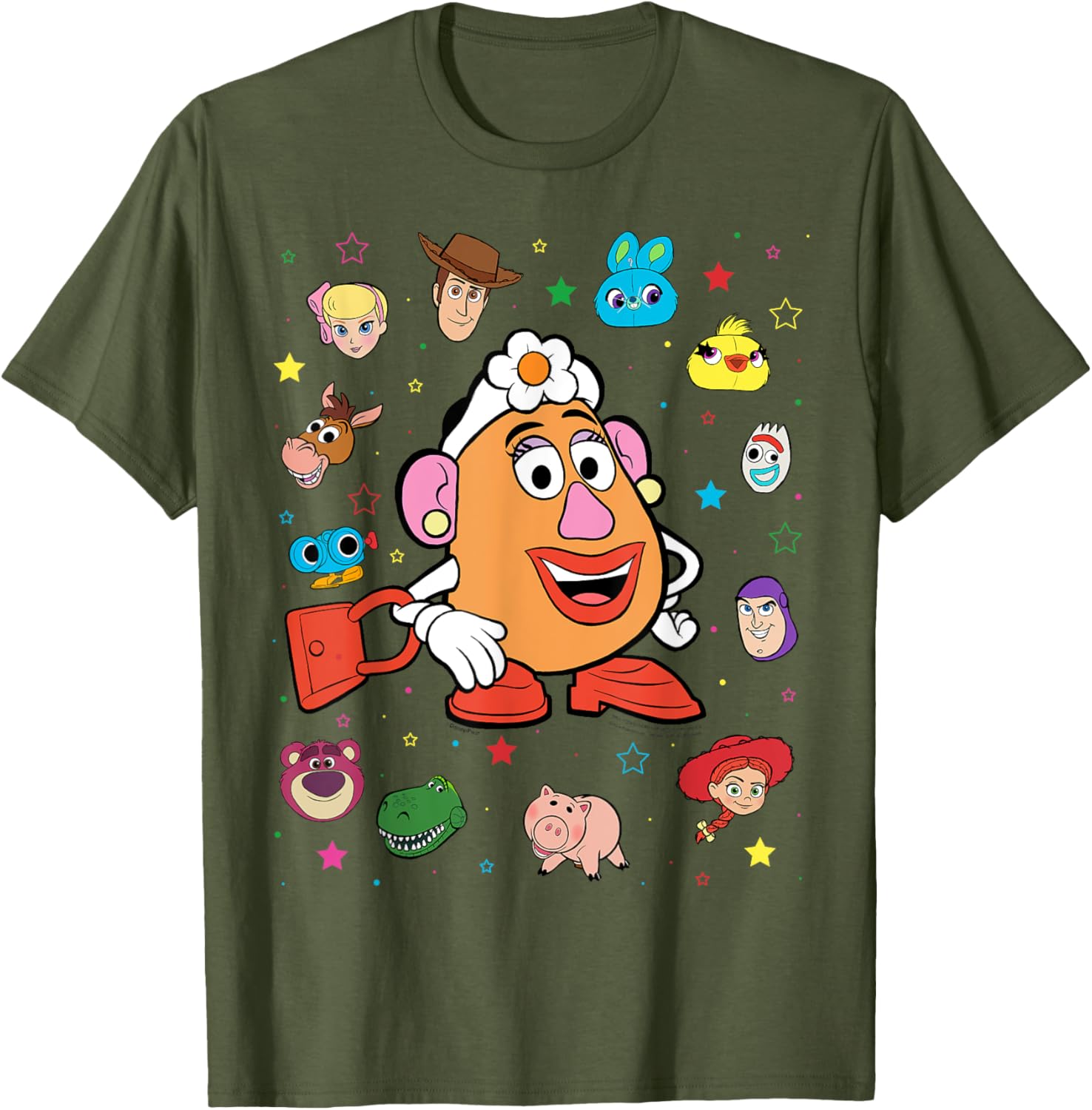 Fun Toy Story Mrs. Potato Head Costume T-Shirt for Kids and Adults - 26