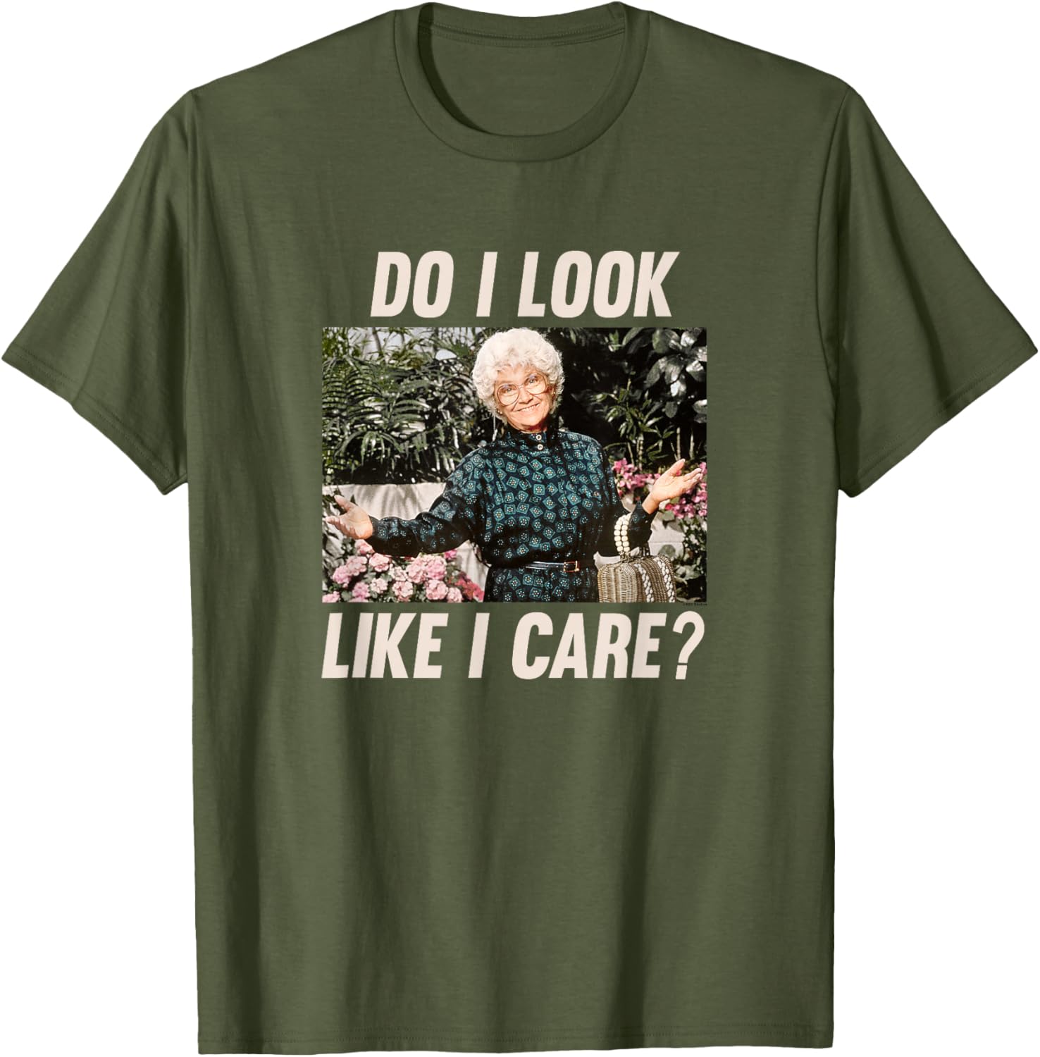 Sophia Golden Girls Do I Look Like I Care T-Shirt Funny Women's Apparel - 14