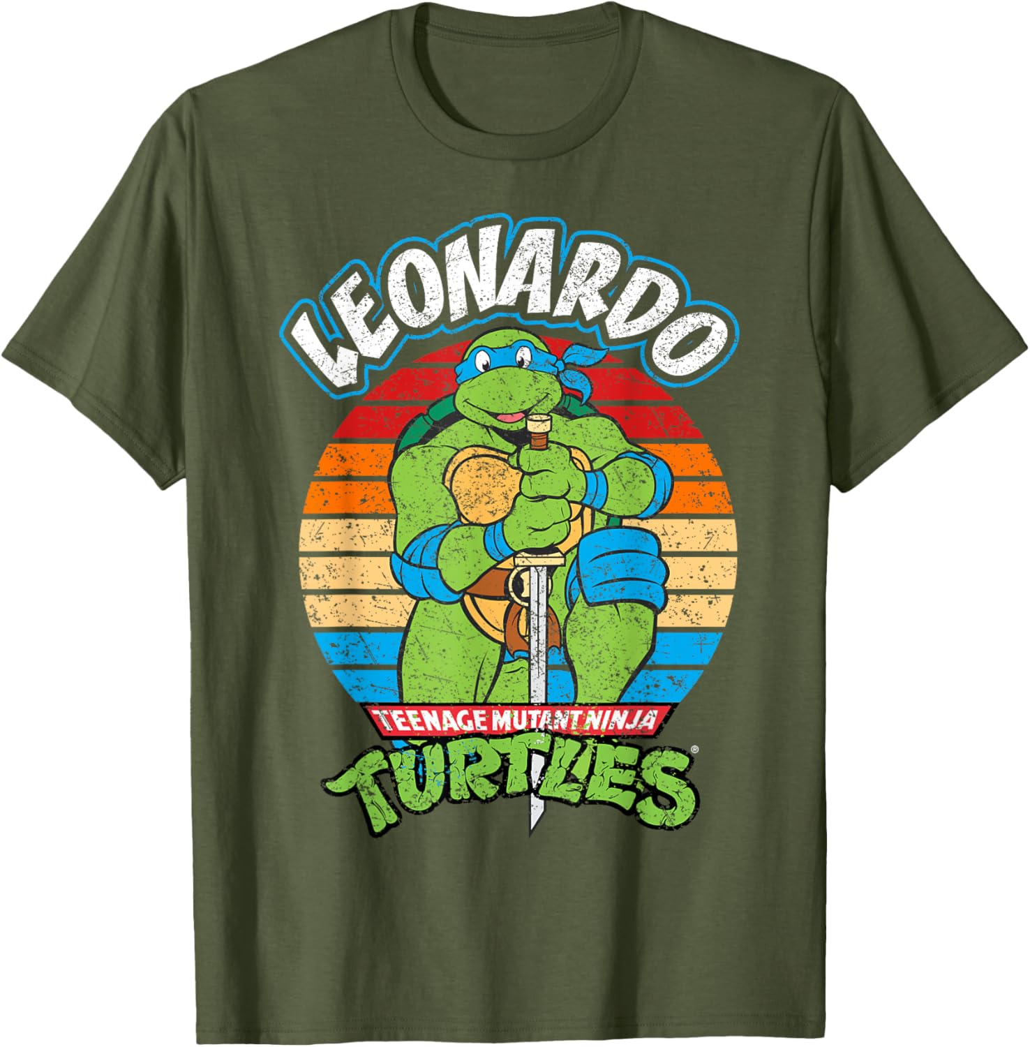 Teenage Mutant Ninja Turtles Leonardo Action T-Shirt for Fans - 1