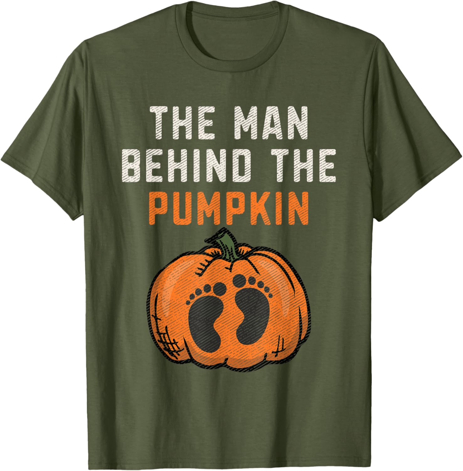 Funny Pumpkin Dad Halloween Pregnancy Reveal T-Shirt for Expecting Fathers - 17