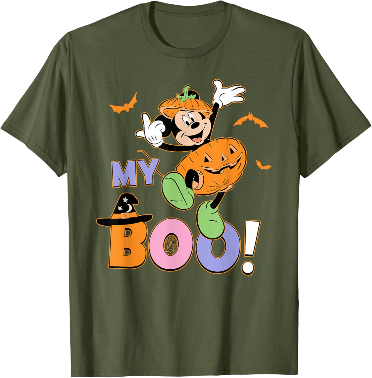 Disney Mickey Mouse My Boo Couples Halloween T-Shirt for Fun Halloween Style - 10