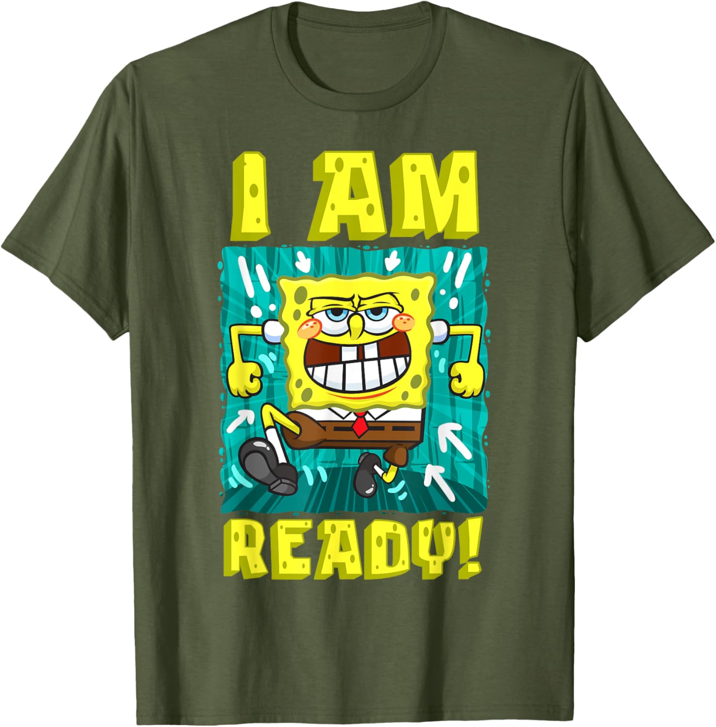Mademark x SpongeBob SquarePants Funny Running T-Shirt for Kids - 3