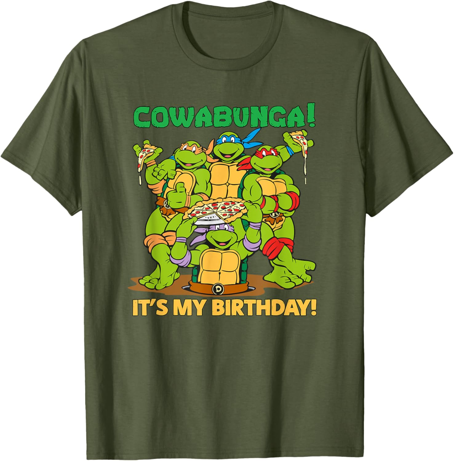 Mademark Teenage Mutant Ninja Turtles Birthday T-Shirt for Kids - 15