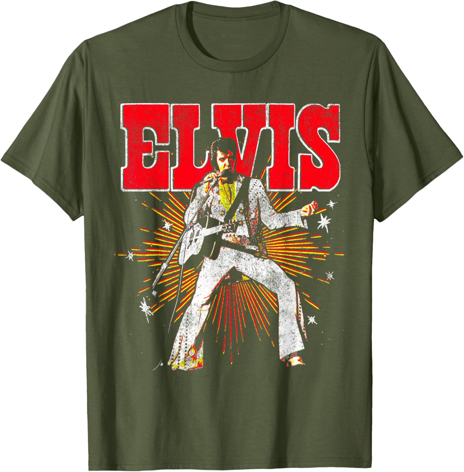 Elvis Presley Retro Short Sleeve T-Shirt for Fans and Collectors - 5